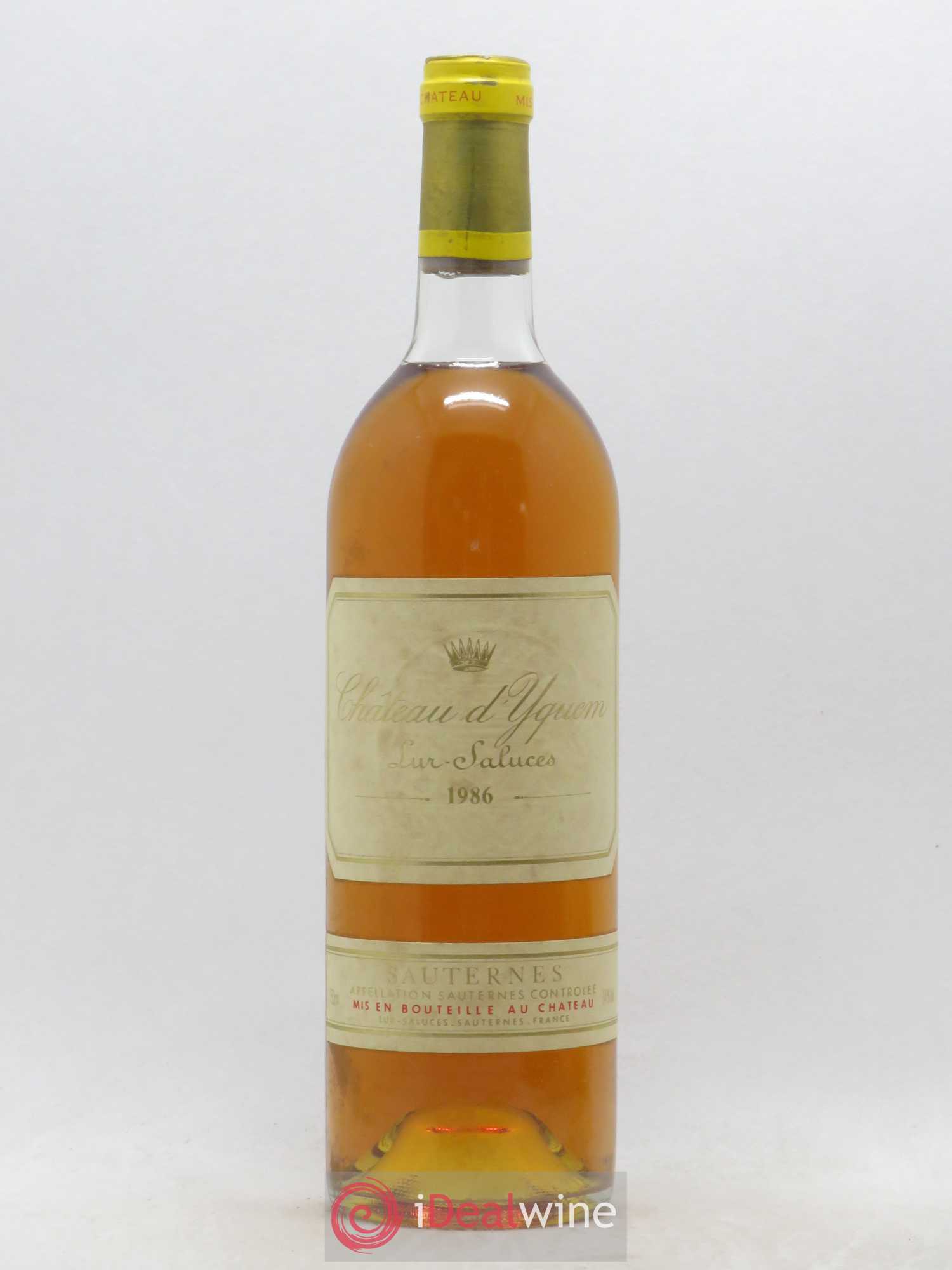 Château d' Yquem 1er Cru Classé Supérieur 1986 - Lotto di 1 bottiglia - 0