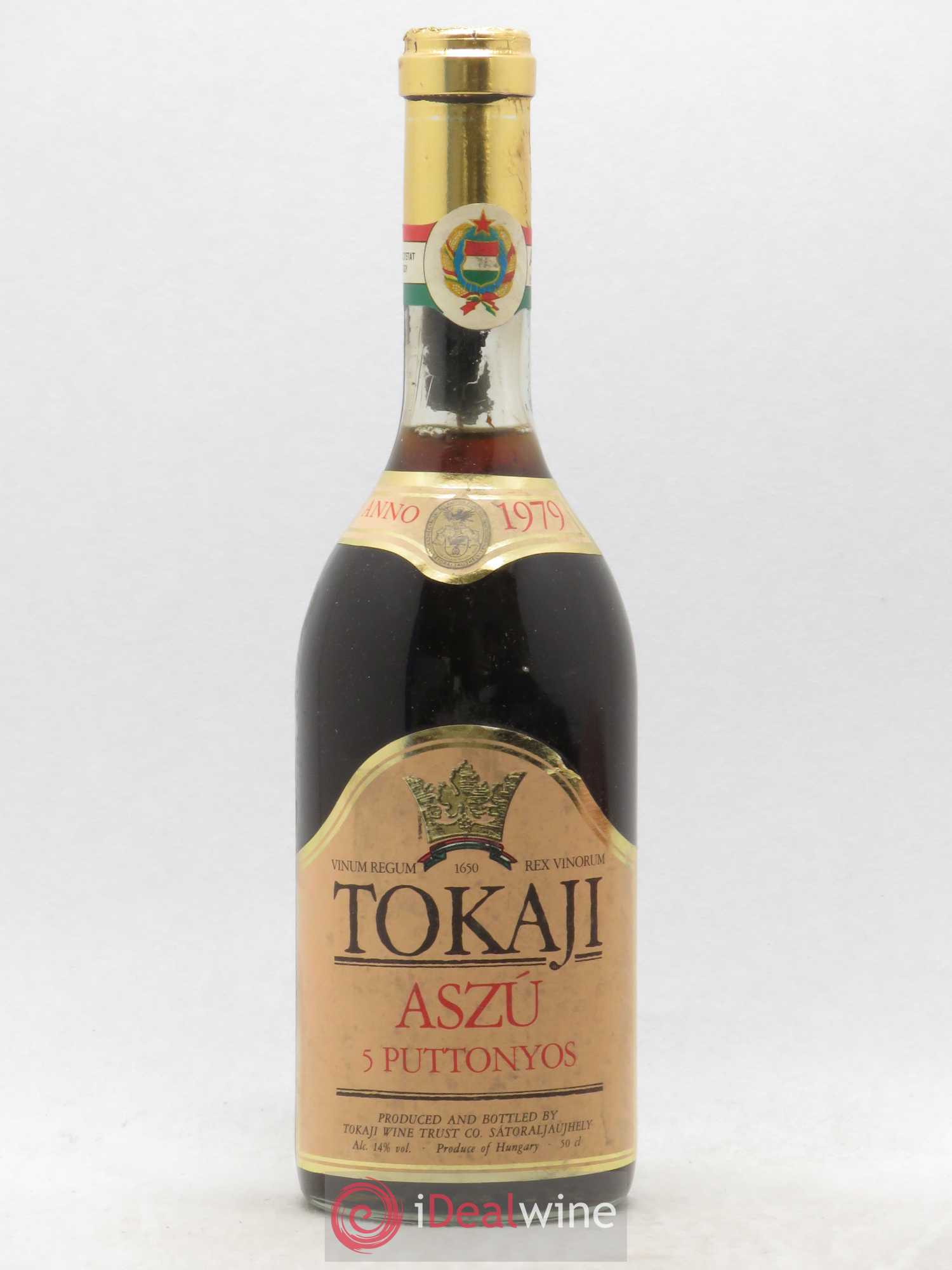 Tokaji Aszu 5 Puttonyus Wine Trust Satoraljaujhely 50 Cl 1979 - Posten von 1 Flasche - 0