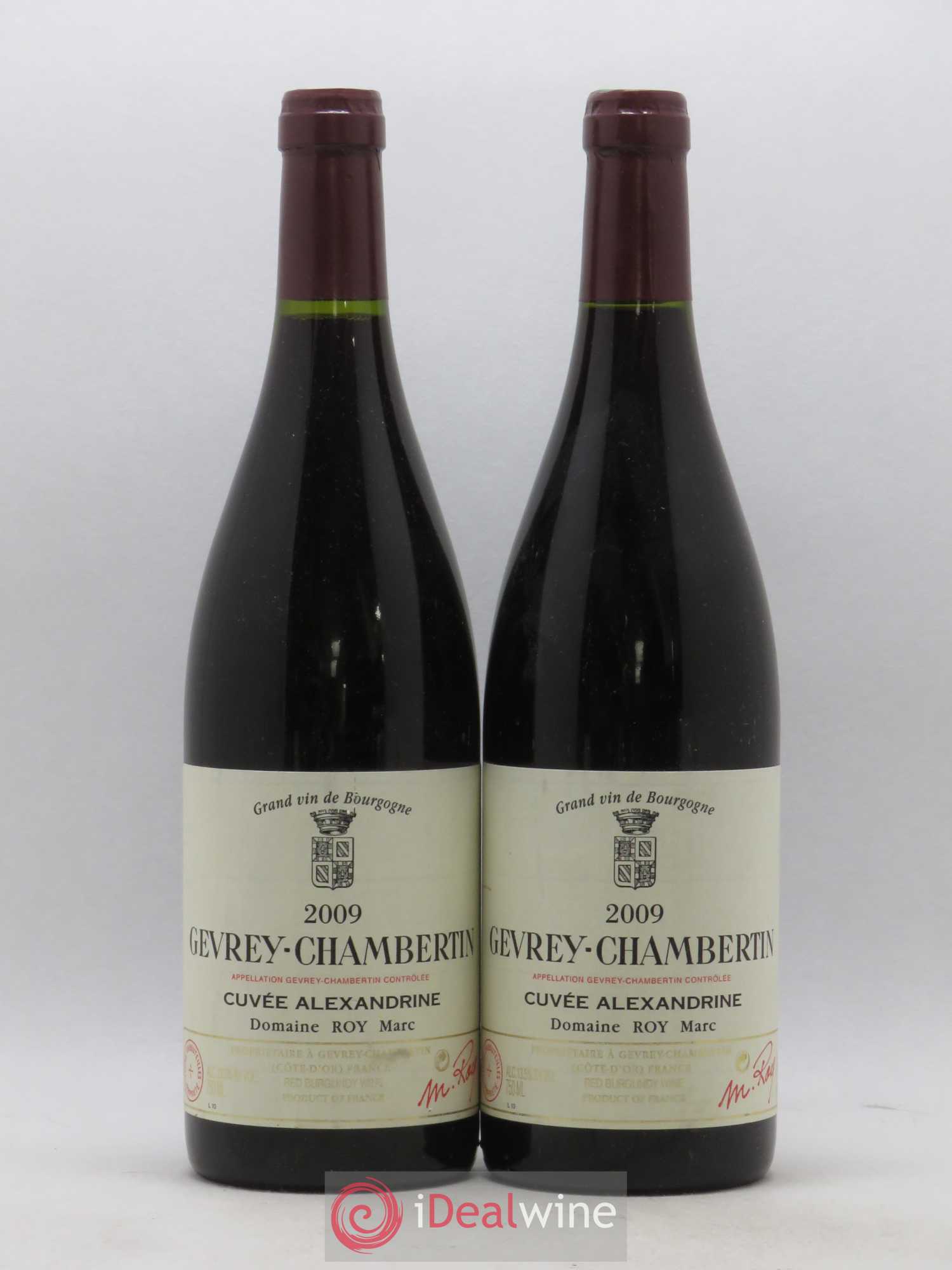 Gevrey-Chambertin Alexandrine Marc Roy 2009 - Posten von 2 Flaschen - 0
