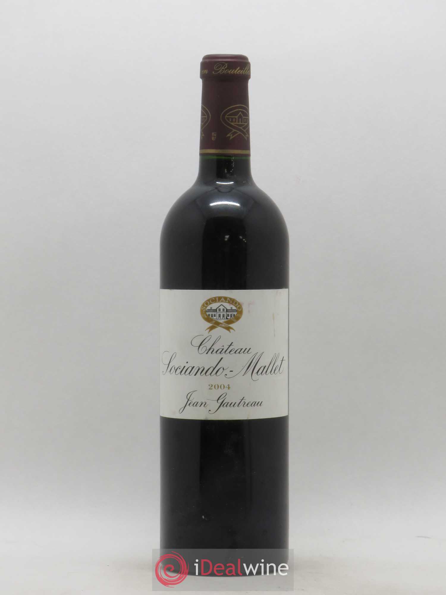 Château Sociando Mallet 2004 - Lot de 1 bouteille - 0