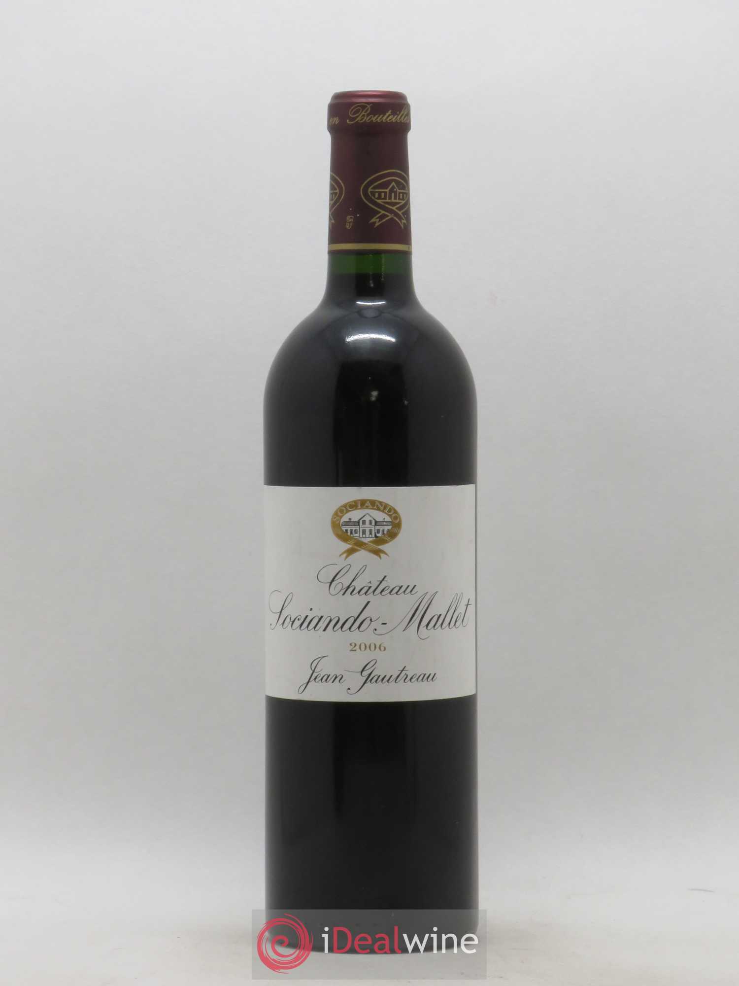 Château Sociando Mallet 2006 - Lot de 1 bouteille - 0
