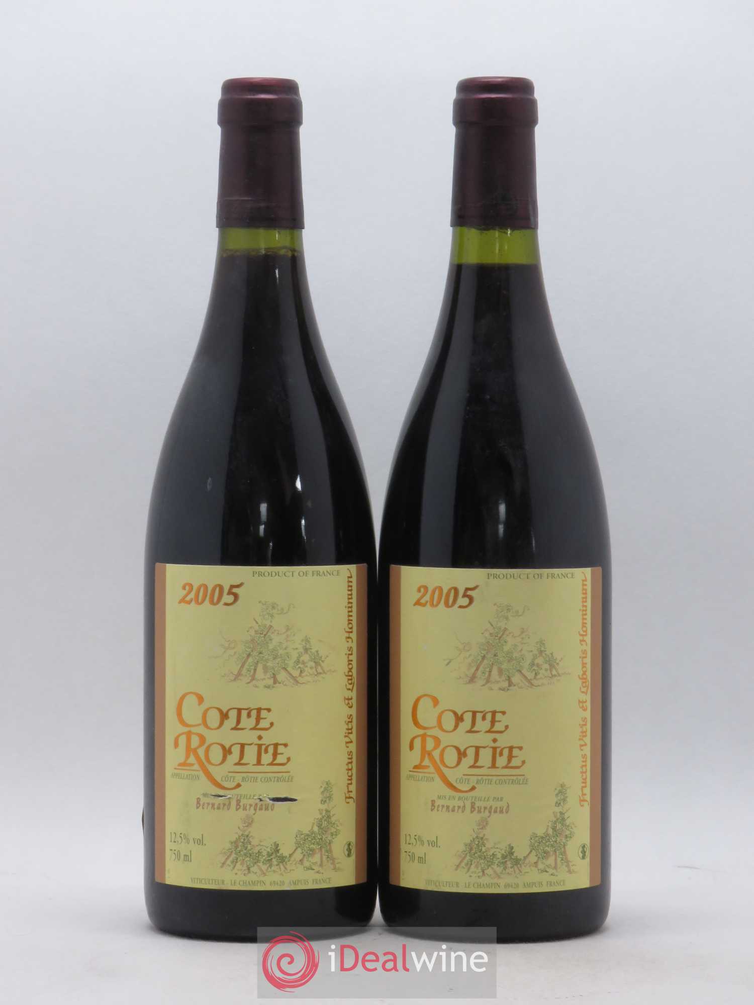 Côte-Rôtie Bernard Burgaud 2005 - Lot de 2 bouteilles - 0