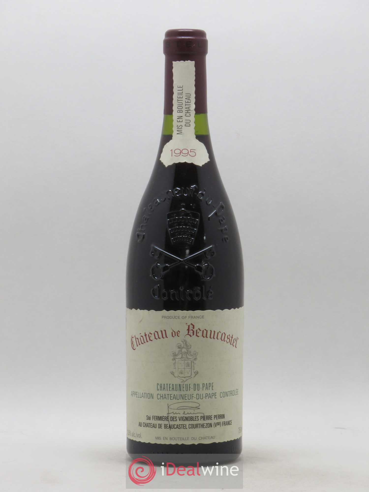 Châteauneuf-du-Pape Château de Beaucastel Famille Perrin 1995 - Lot de 1 bouteille - 0