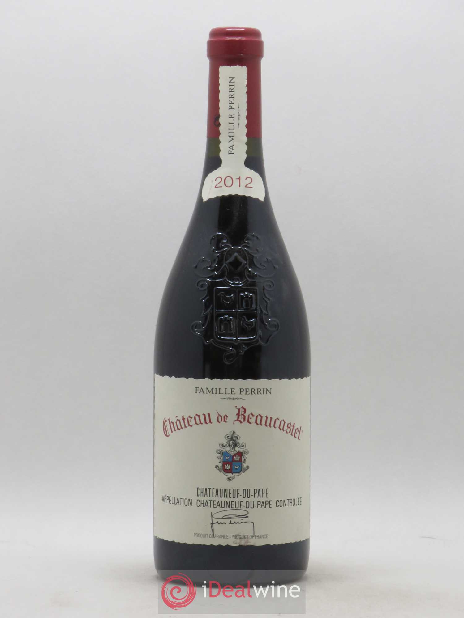 Châteauneuf-du-Pape Château de Beaucastel Famille Perrin 2012 - Lot de 1 bouteille - 0