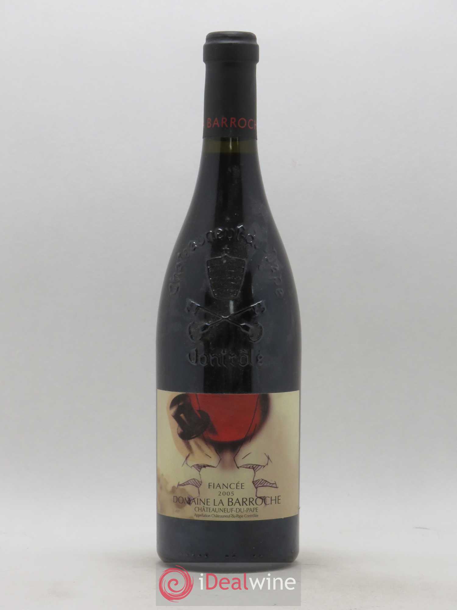 Châteauneuf-du-Pape La Barroche (Domaine de) Cuvée Fiancée Julien Barrot 2005 - Posten von 1 Flasche - 0