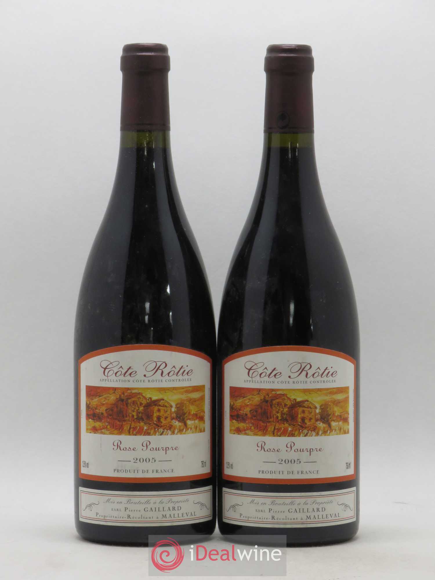 Côte-Rôtie Rose Pourpre Pierre Gaillard 2005 - Lot de 2 bouteilles - 0