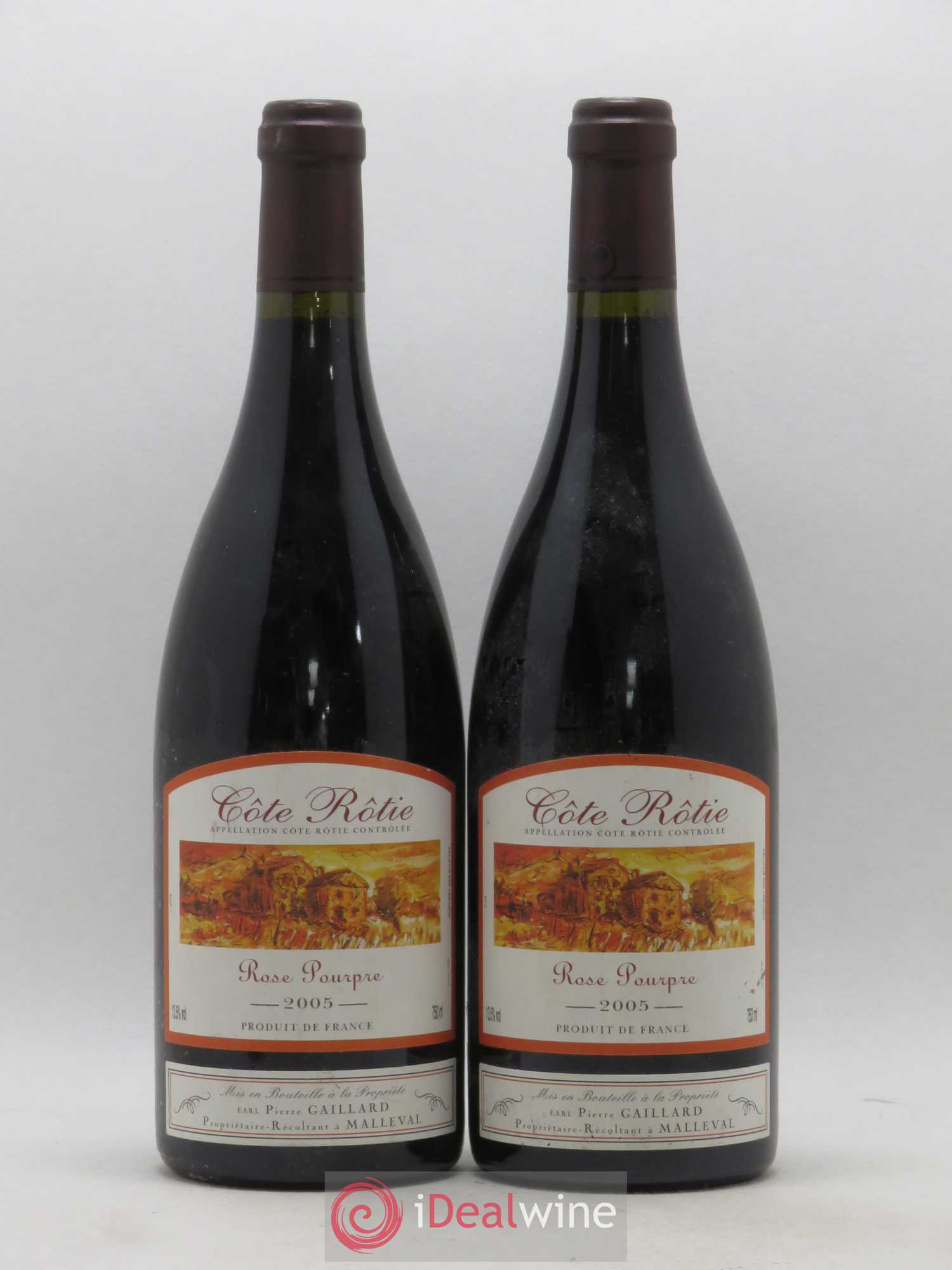 Côte-Rôtie Rose Pourpre Pierre Gaillard 2005 - Lot de 2 bouteilles - 0