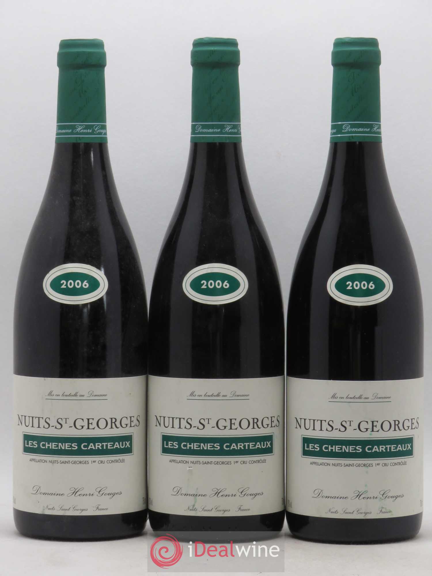 Nuits-Saint-Georges 1er Cru Les Chênes Carteaux Henri Gouges 2006 - Lot de 3 bouteilles - 0