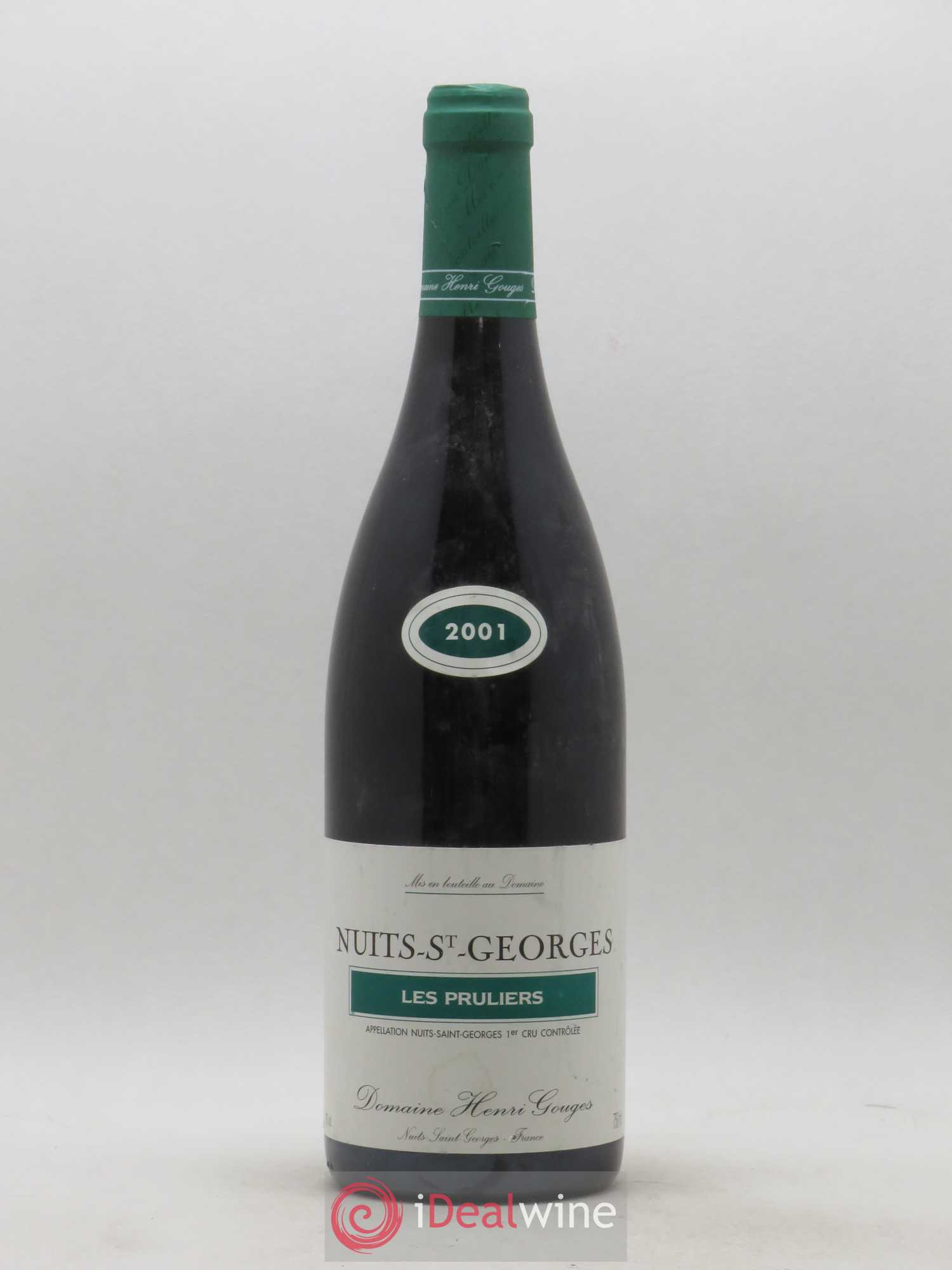 Nuits-Saint-Georges 1er Cru Les Pruliers Henri Gouges 2001 - Posten von 1 Flasche - 0
