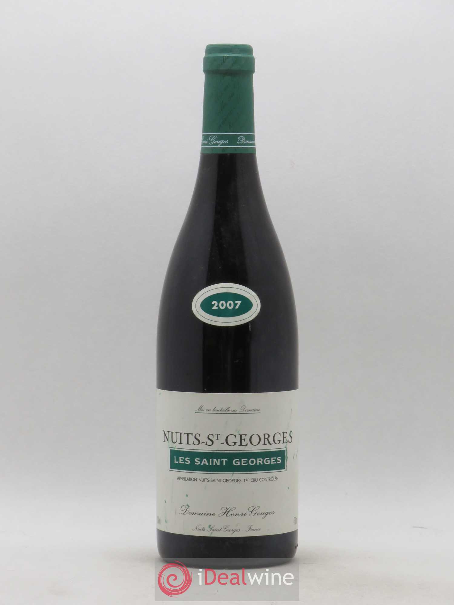 Nuits-Saint-Georges 1er Cru Les Saints Georges Henri Gouges 2007 - Lot de 1 bouteille - 0