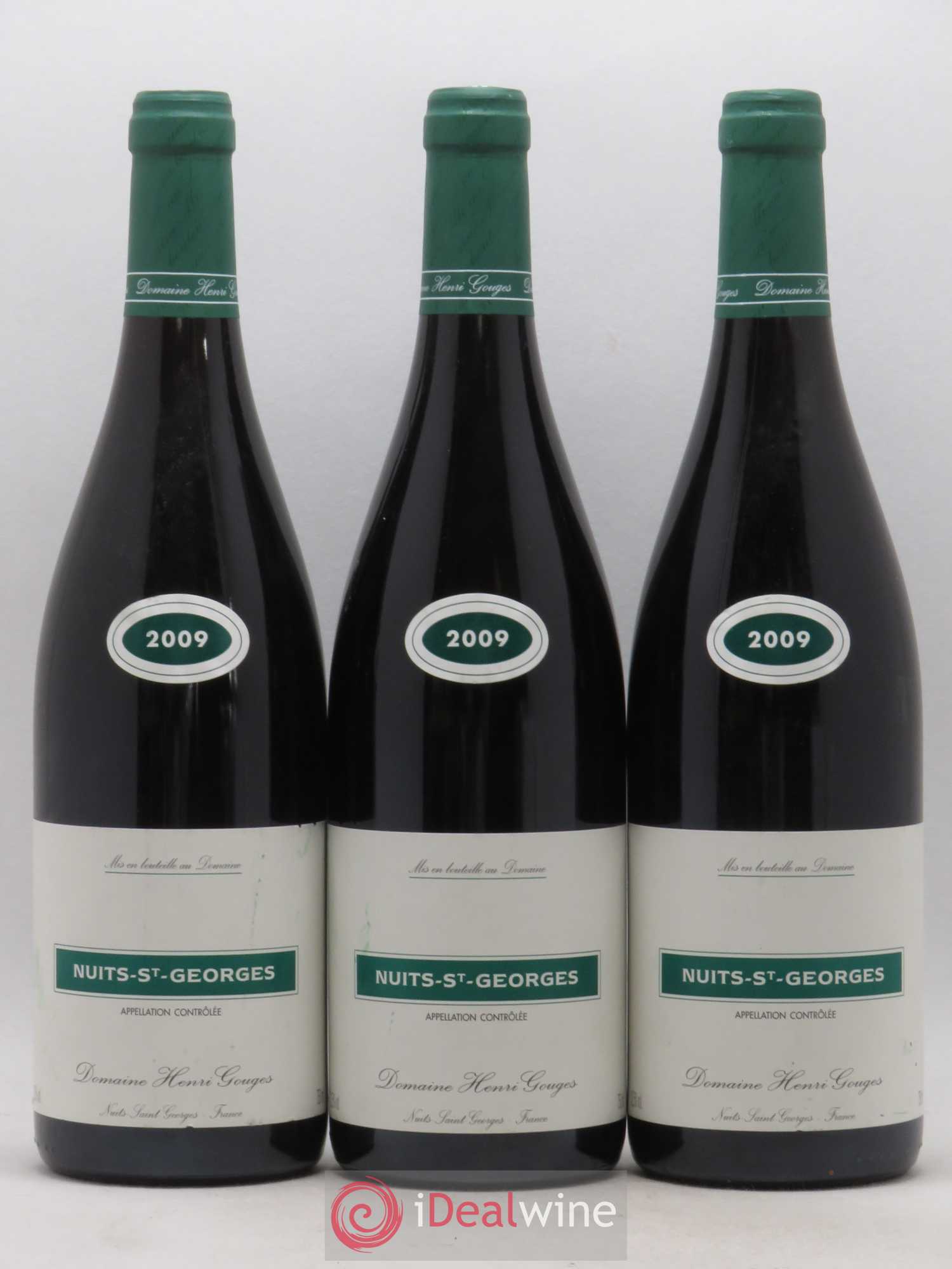 Nuits-Saint-Georges Henri Gouges 2009 - Lot of 3 bottles - 0