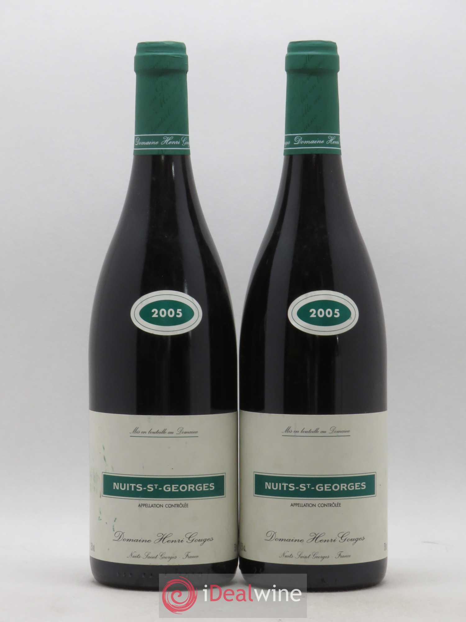 Nuits-Saint-Georges Henri Gouges 2005 - Lot of 2 bottles - 0