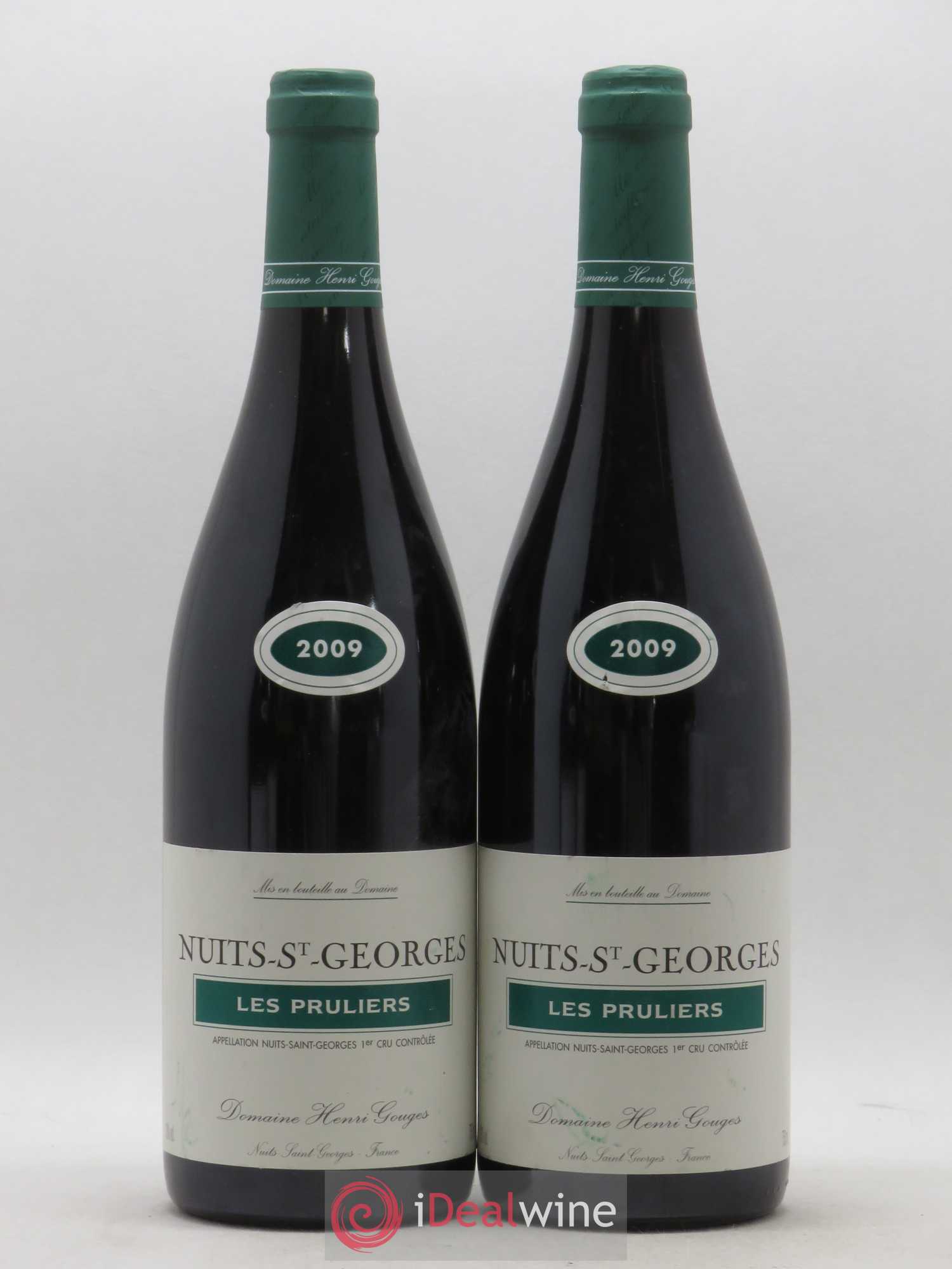 Nuits-Saint-Georges 1er Cru Les Pruliers Henri Gouges 2009 - Lot de 2 bouteilles - 0