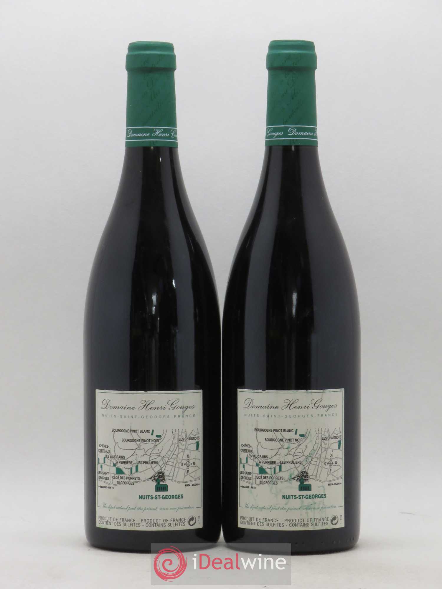 Nuits-Saint-Georges 1er Cru Les Saints Georges Henri Gouges 2005 - Posten von 2 Flaschen - 1