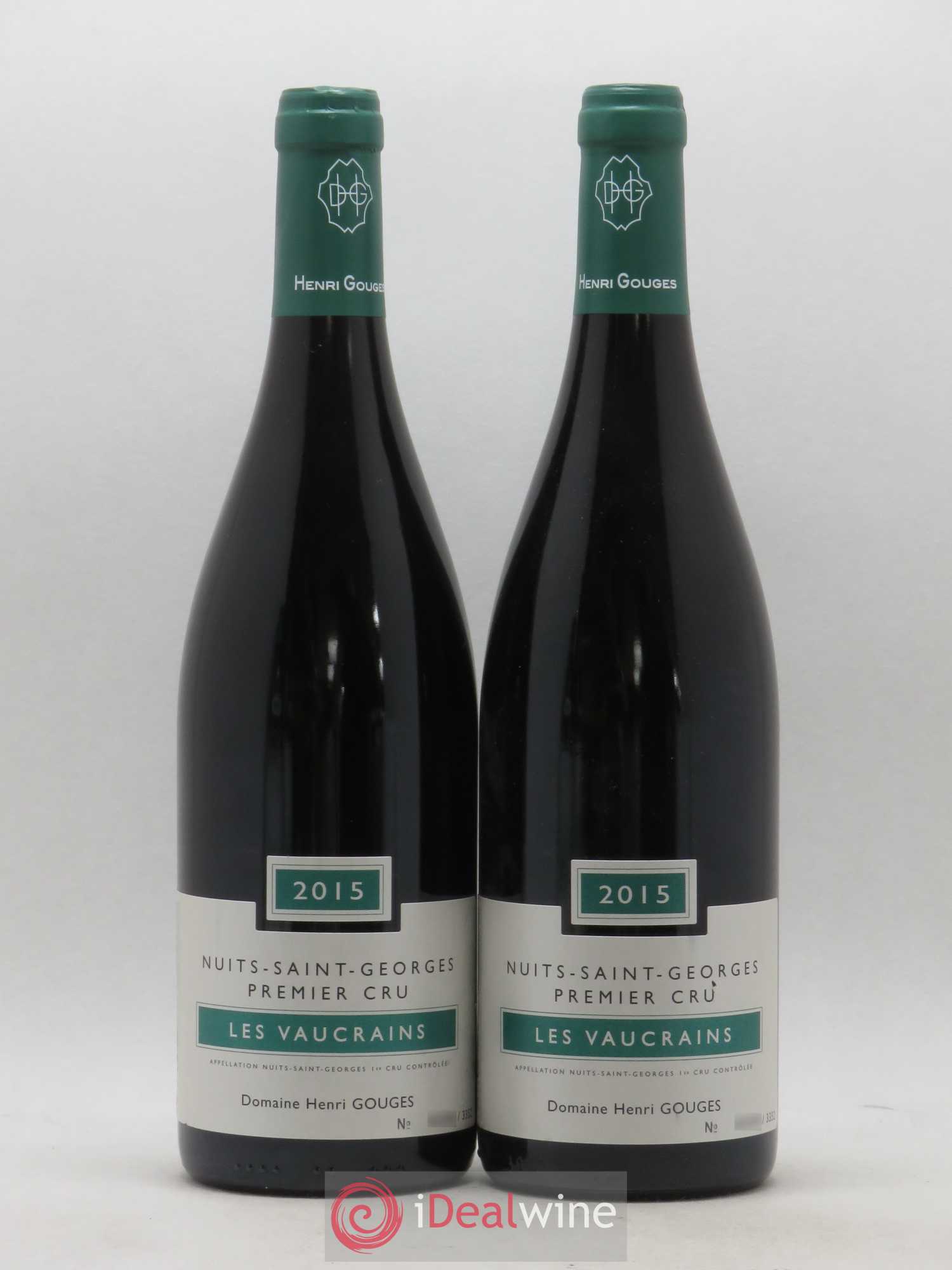 Nuits-Saint-Georges 1er Cru Les Vaucrains Henri Gouges 2015 - Posten von 2 Flaschen - 0