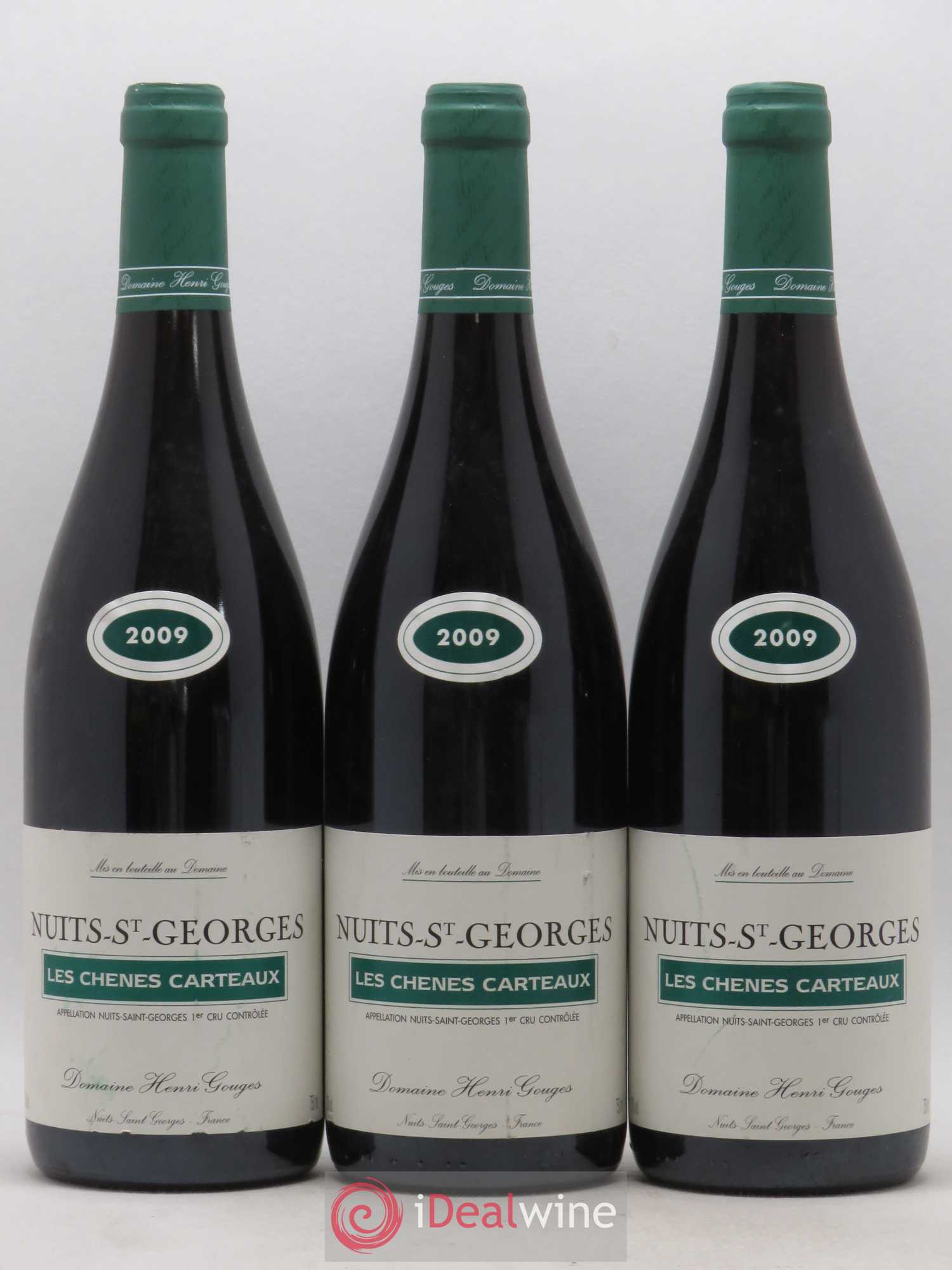 Nuits-Saint-Georges 1er Cru Les Chênes Carteaux Henri Gouges 2009 - Lot de 3 bouteilles - 0