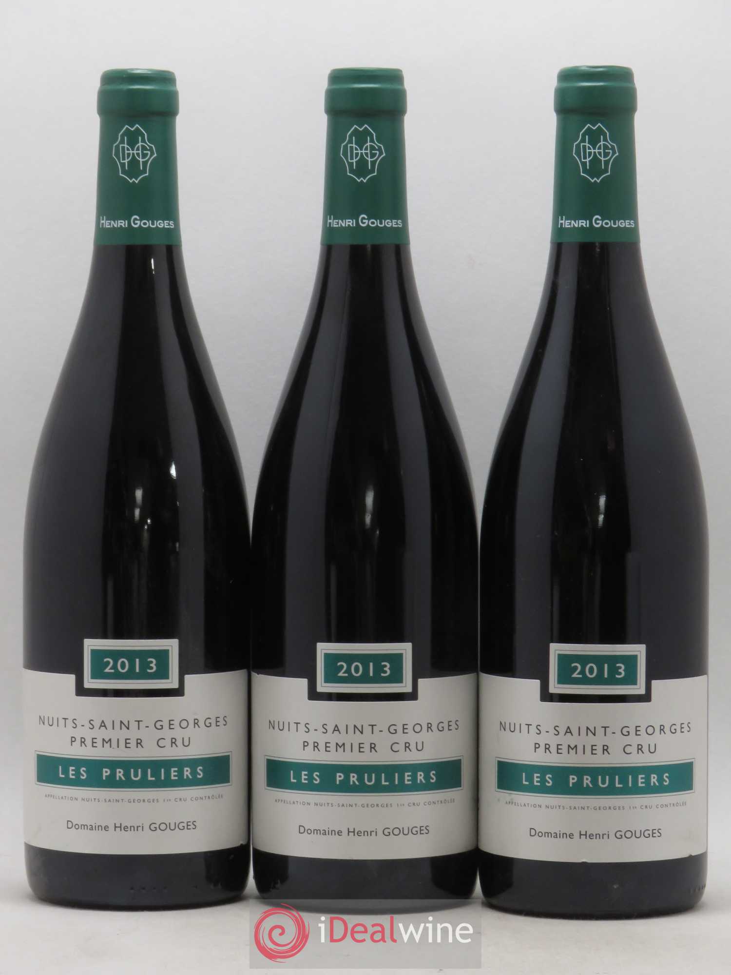 Nuits-Saint-Georges 1er Cru Les Pruliers Henri Gouges 2013 - Posten von 3 Flaschen - 0