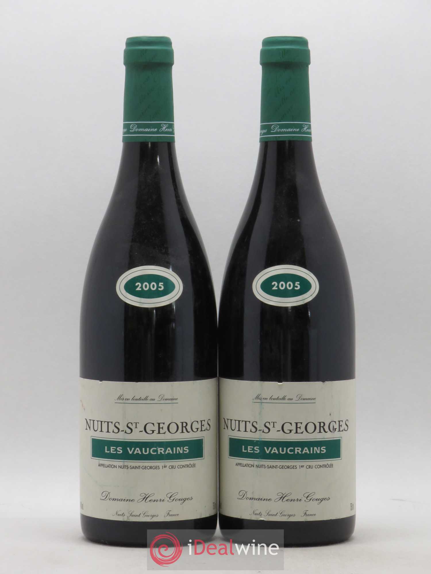Nuits-Saint-Georges 1er Cru Les Vaucrains Henri Gouges 2005 - Lot de 2 bouteilles - 0