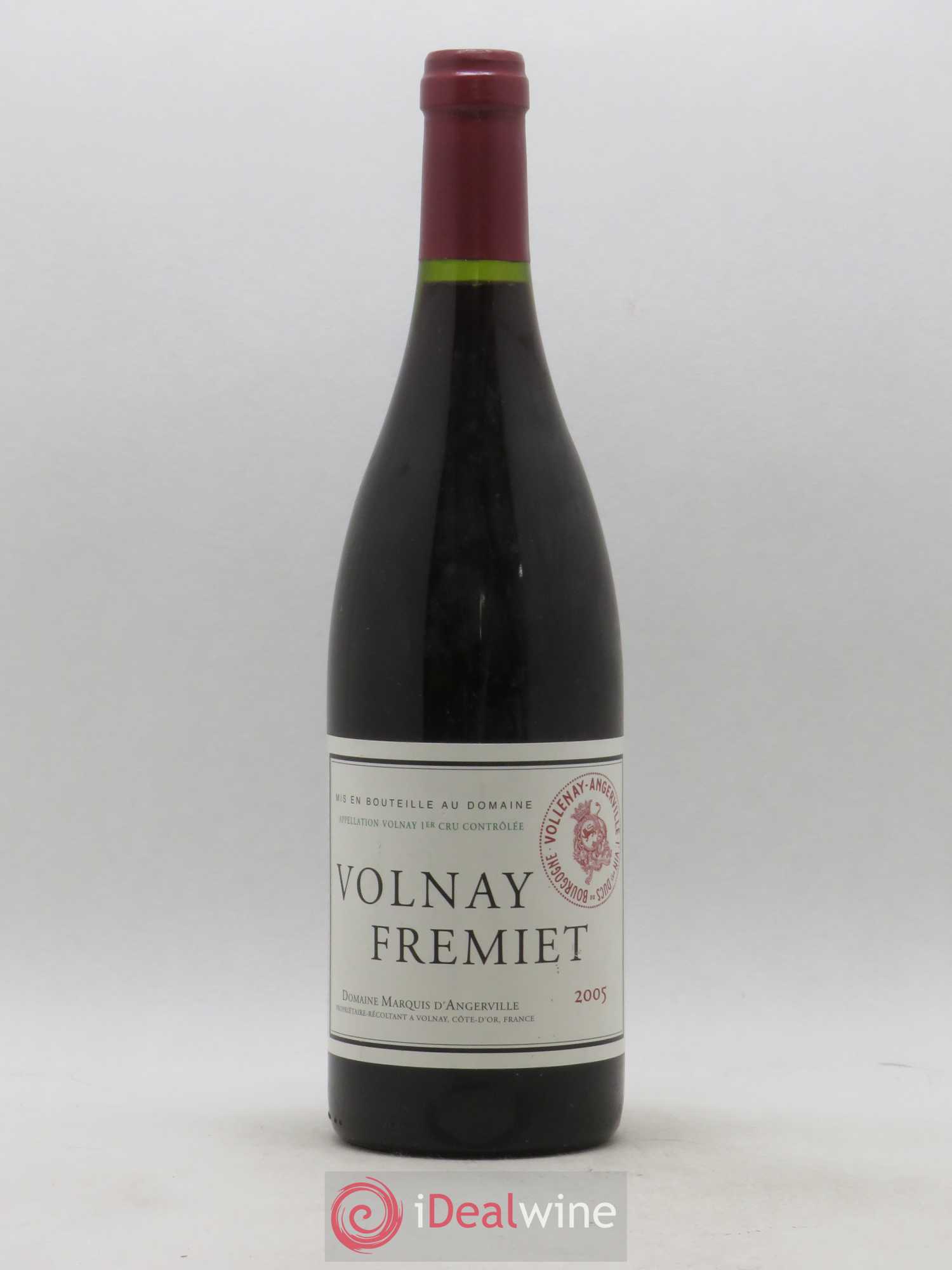 Volnay 1er Cru Frémiet Marquis d'Angerville (Domaine) 2005 - Lot de 1 bouteille - 0