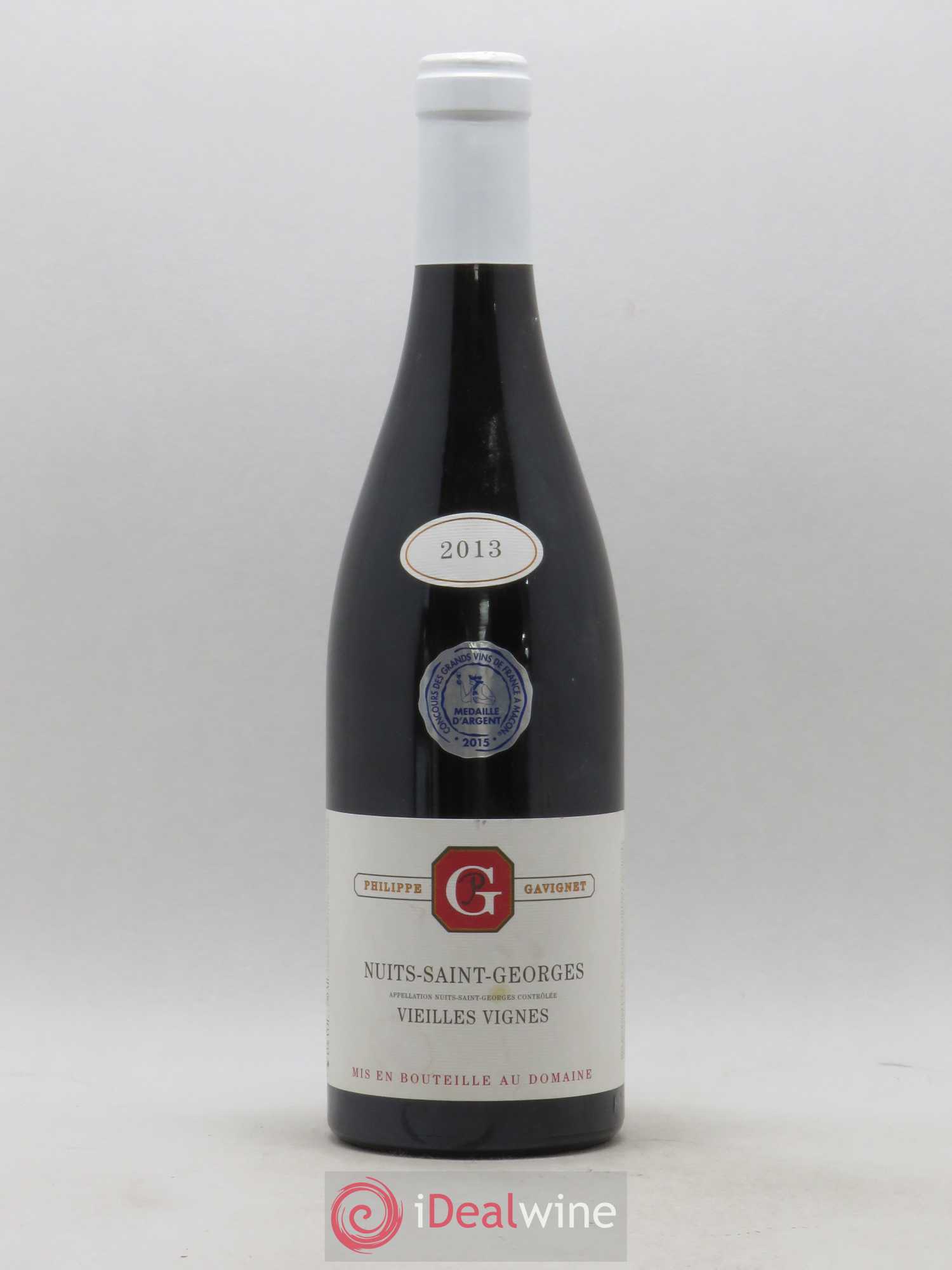 Nuits-Saint-Georges Vieilles vignes Philippe Gavignet 2013 - Posten von 1 Flasche - 0