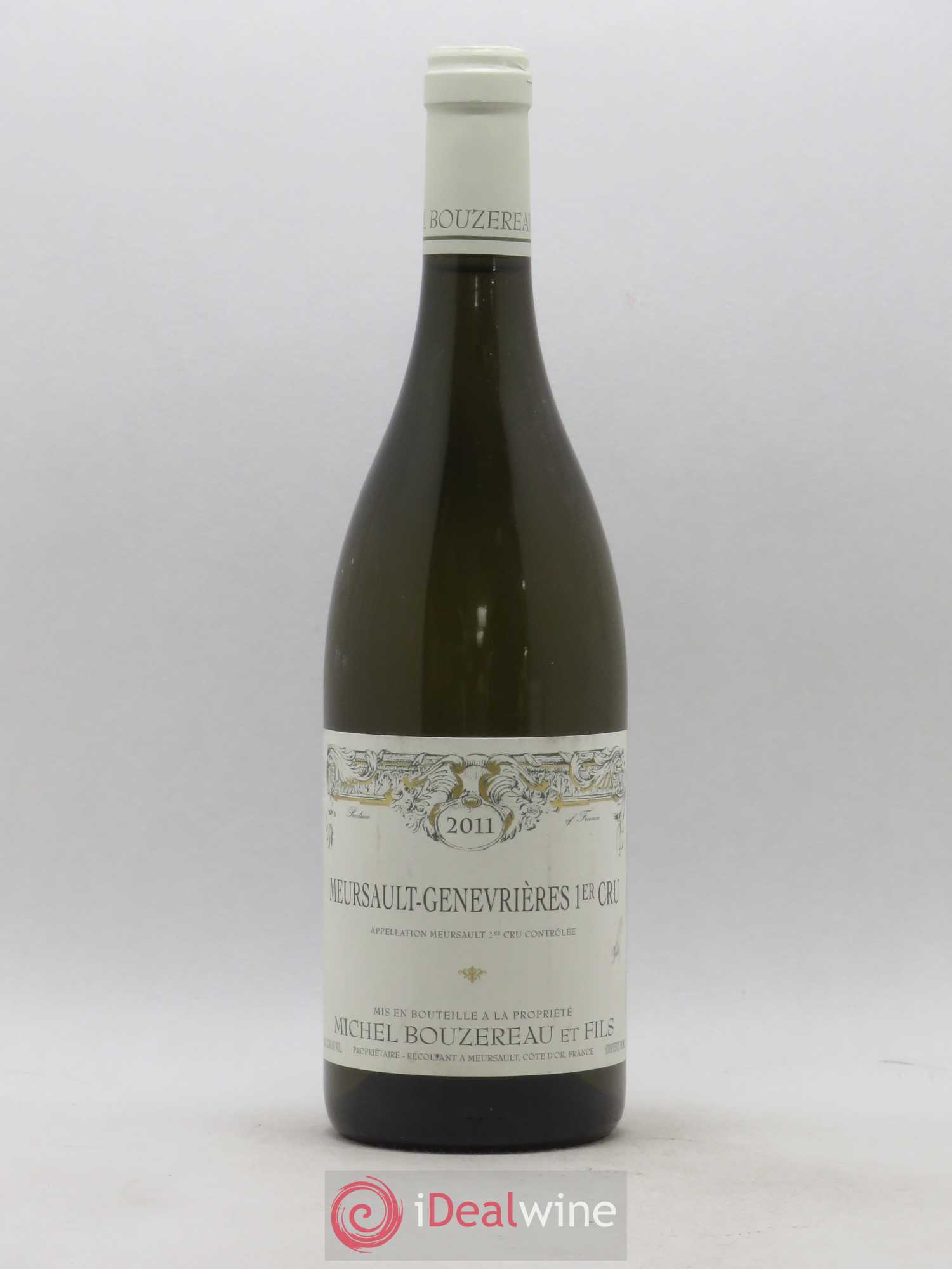 Meursault 1er Cru Les Genevrières Michel Bouzereau et Fils (Domaine) 2011 - Lot de 1 bouteille - 0