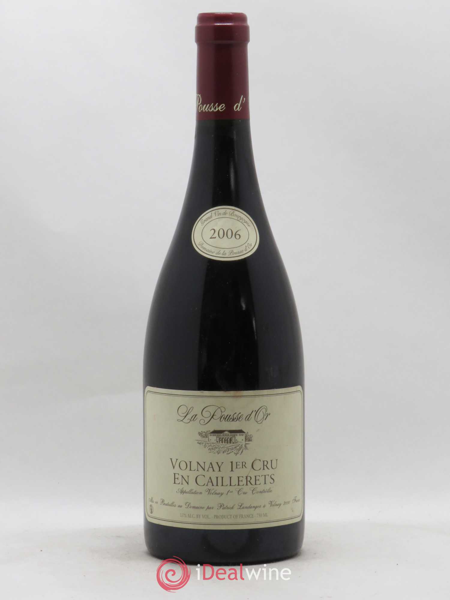 Volnay 1er Cru Les Caillerets La Pousse d'Or (Domaine de) 2006 - Lot de 1 bouteille - 0