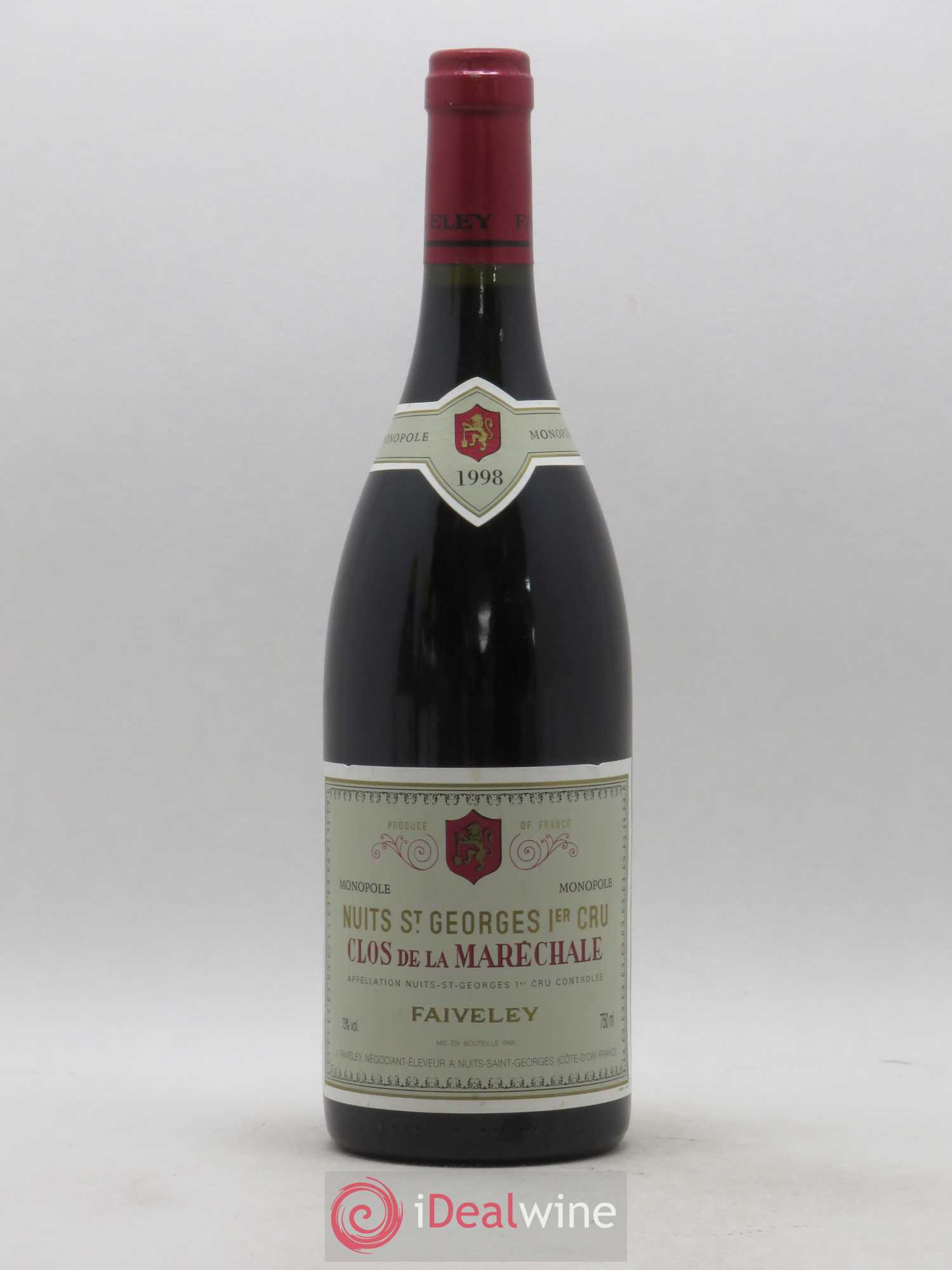 Nuits-Saint-Georges 1er Cru Clos de la Maréchale Faiveley 1998 - Lot de 1 bouteille - 0