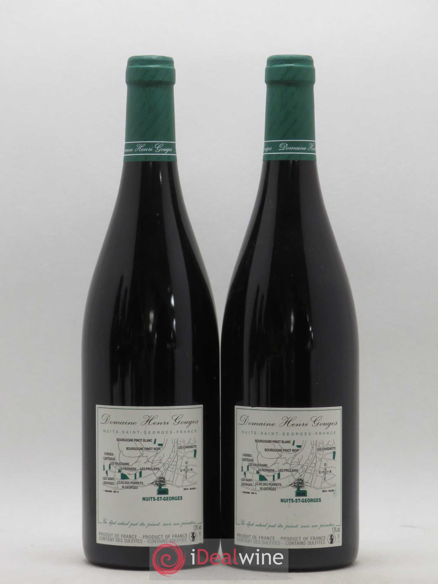Nuits-Saint-Georges 1er Cru Les Saints Georges Henri Gouges 2010 - Lot de 2 bouteilles - 1