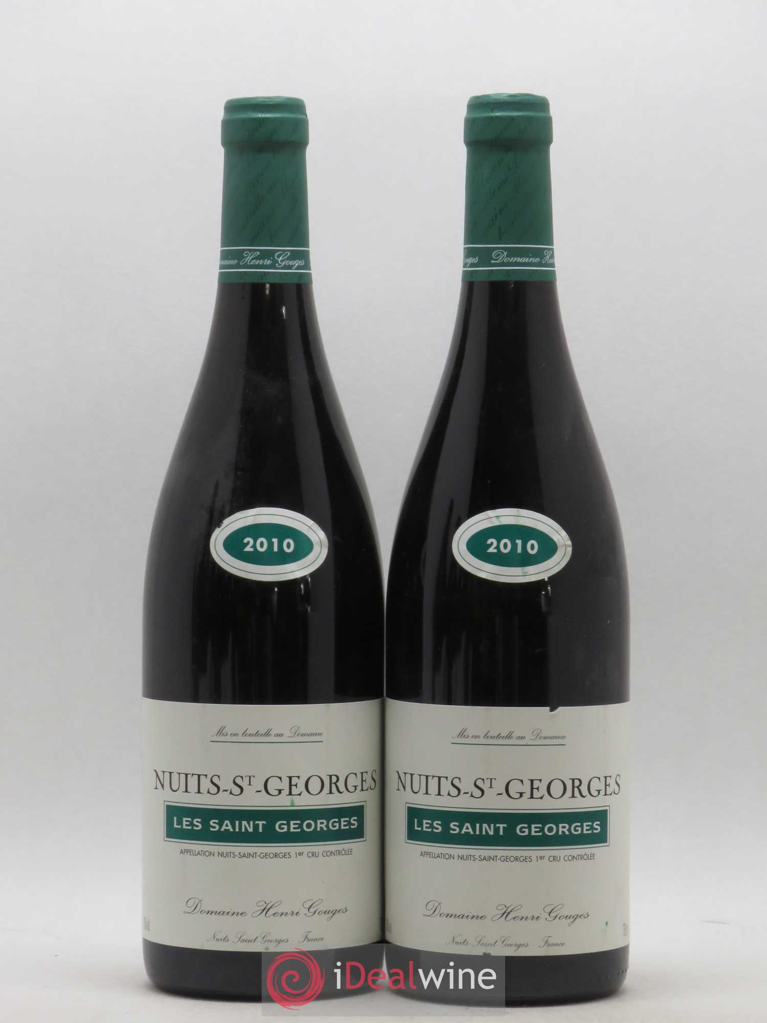 Nuits-Saint-Georges 1er Cru Les Saints Georges Henri Gouges 2010 - Lot de 2 bouteilles - 0