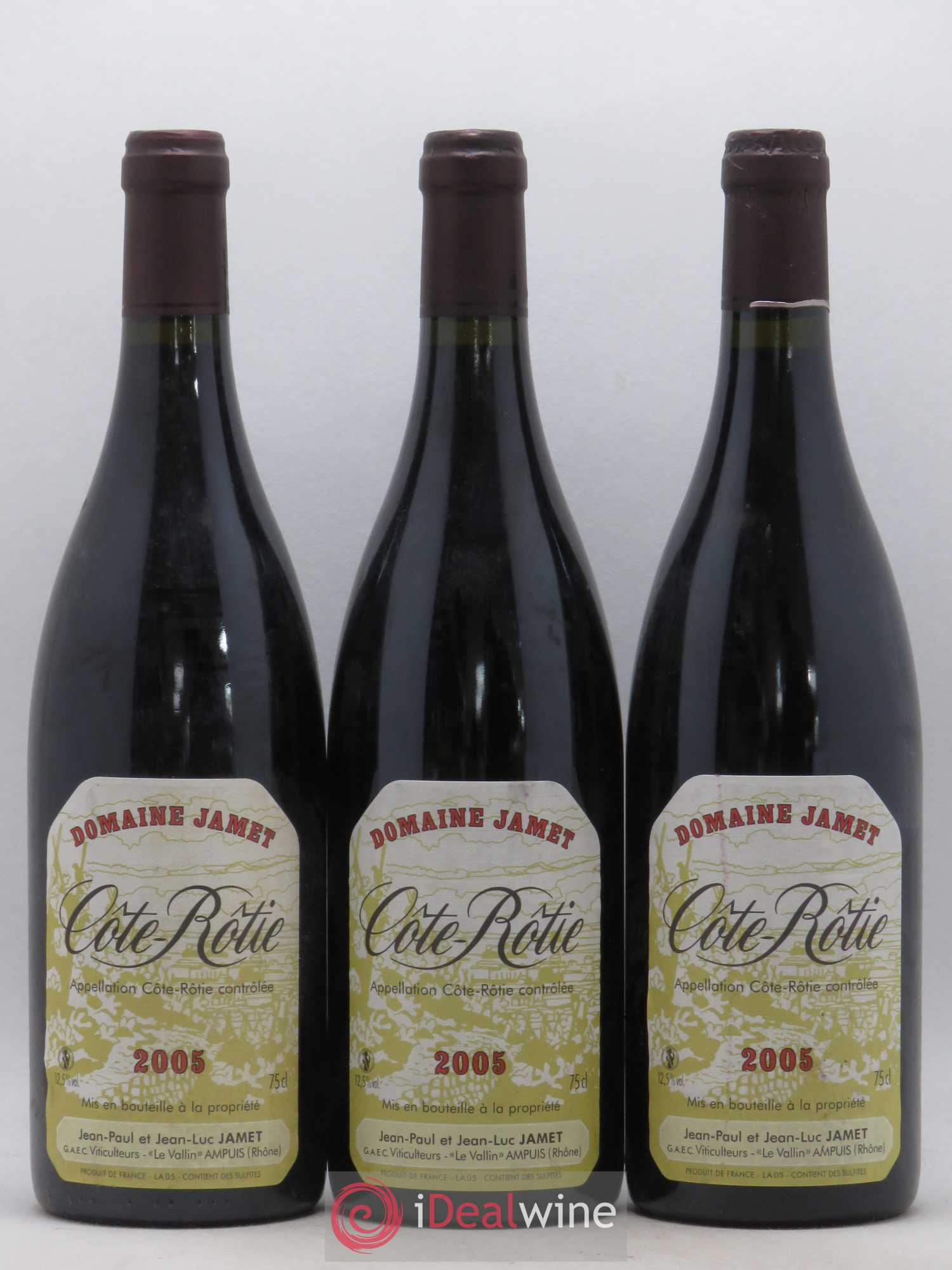 Côte-Rôtie Jamet (Domaine) 2005 - Lot de 3 bouteilles - 0