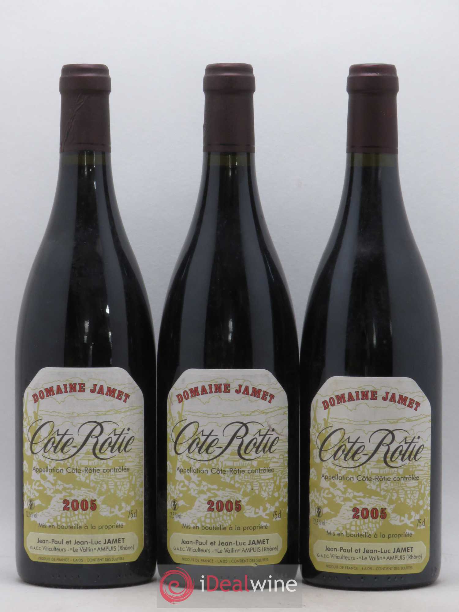 Côte-Rôtie Jamet (Domaine) 2005 - Lot de 3 bouteilles - 0