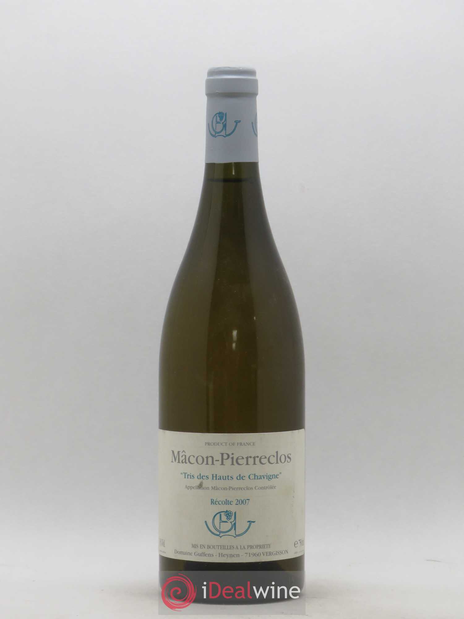 Mâcon-Pierreclos Tris des Hauts de Chavigne Guffens-Heynen 2007 - Lot de 1 bouteille - 0