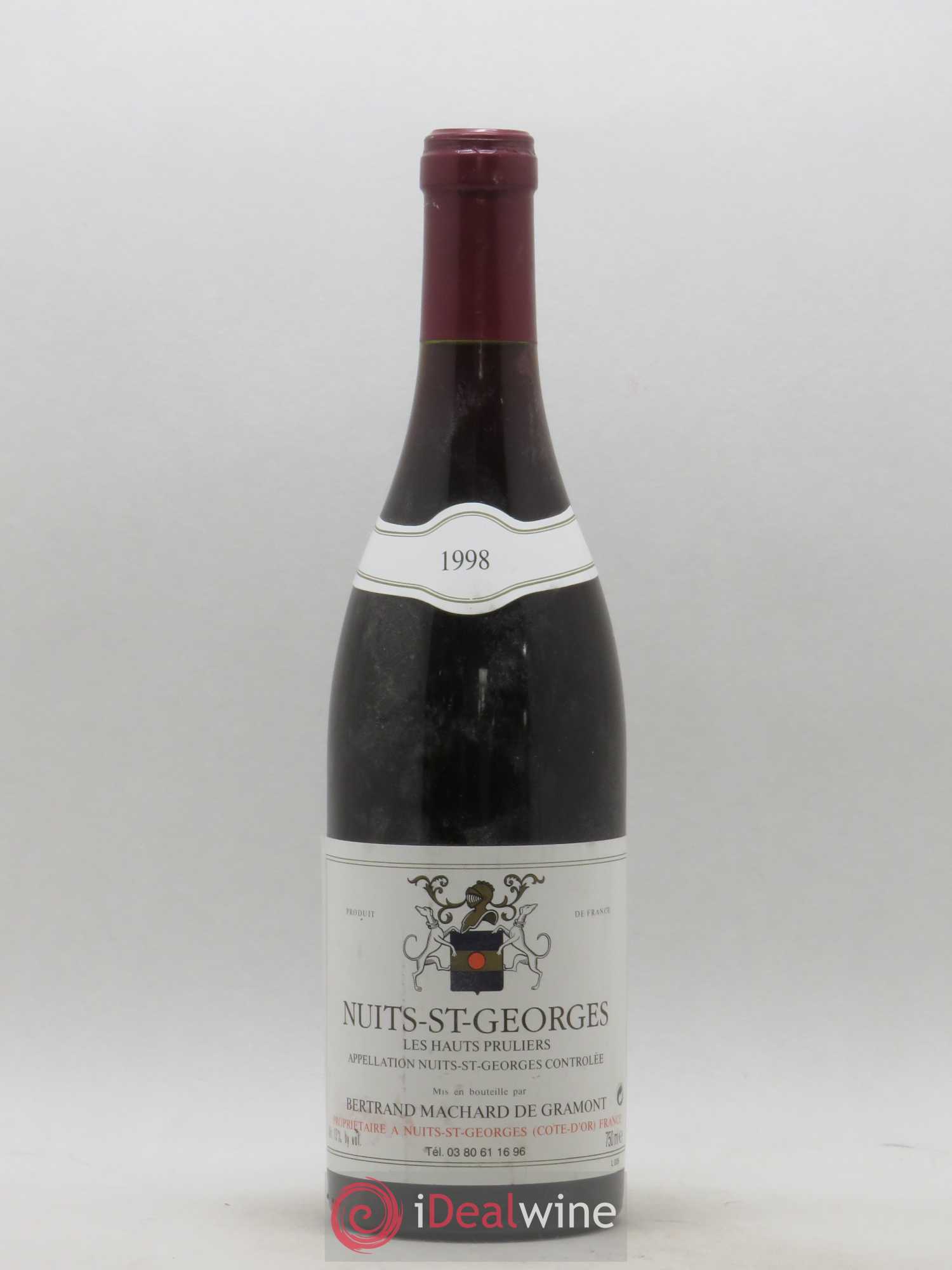 Nuits-Saint-Georges Les Hauts Pruliers Machard De Gramont 1998 - Posten von 1 Flasche - 0