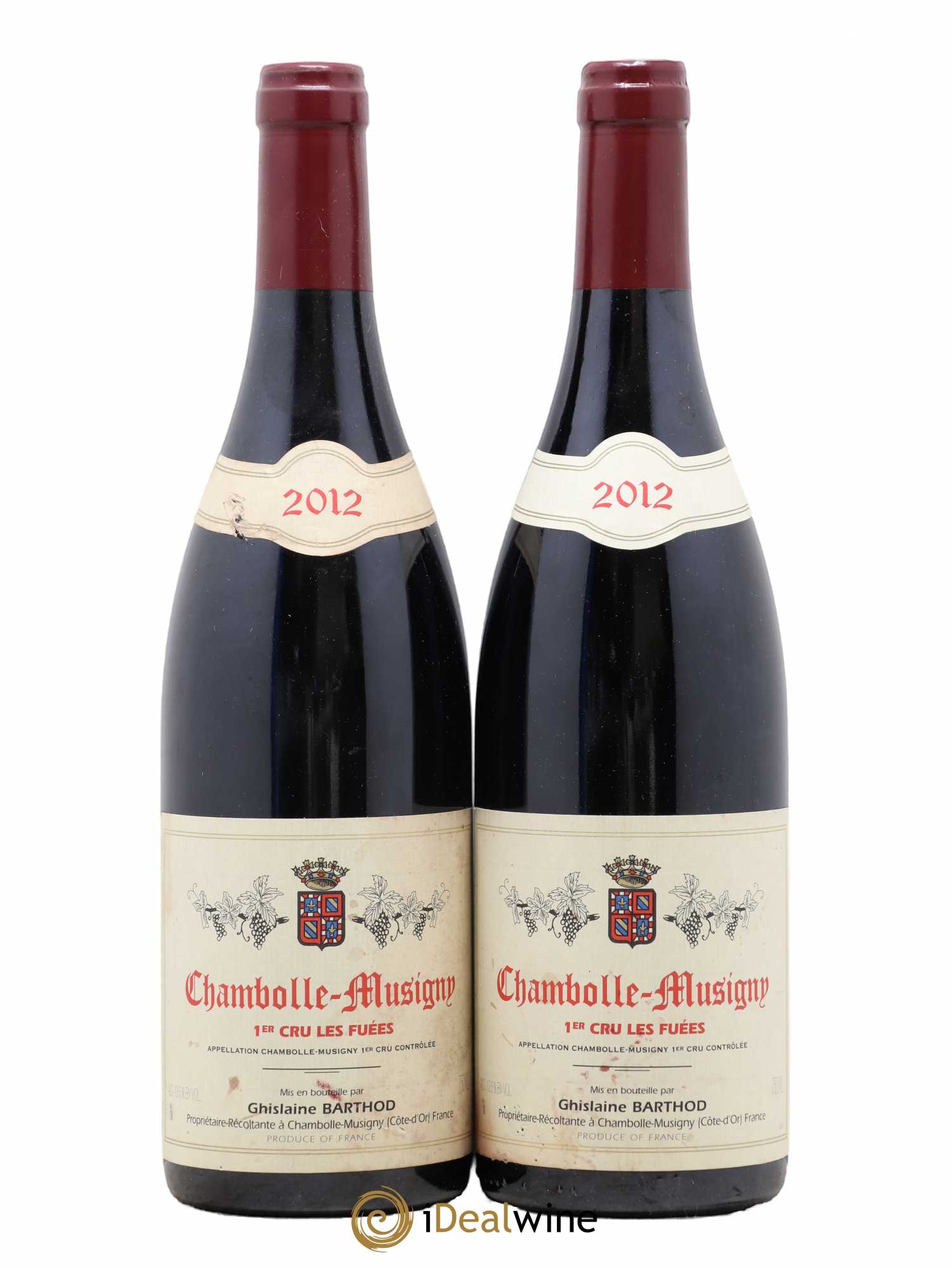 Chambolle-Musigny 1er Cru Les Fuées Ghislaine Barthod 2012 - Lot de 2 bouteilles - 0
