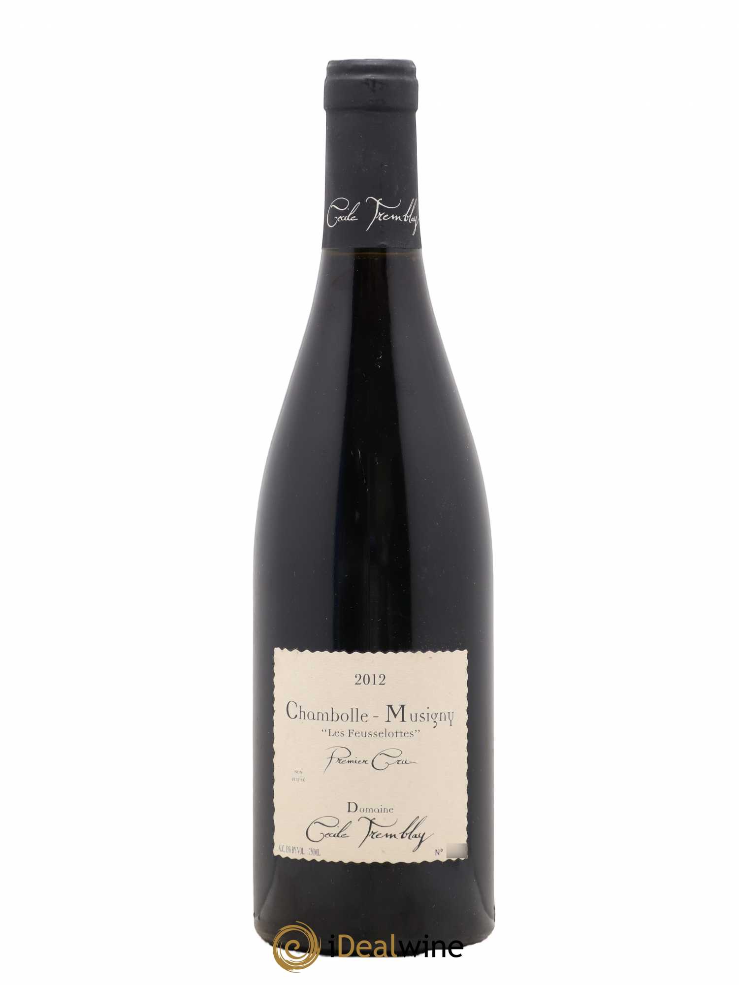 Chambolle-Musigny 1er Cru Les Feusselottes Cécile Tremblay 2012 - Lot de 1 bouteille - 0
