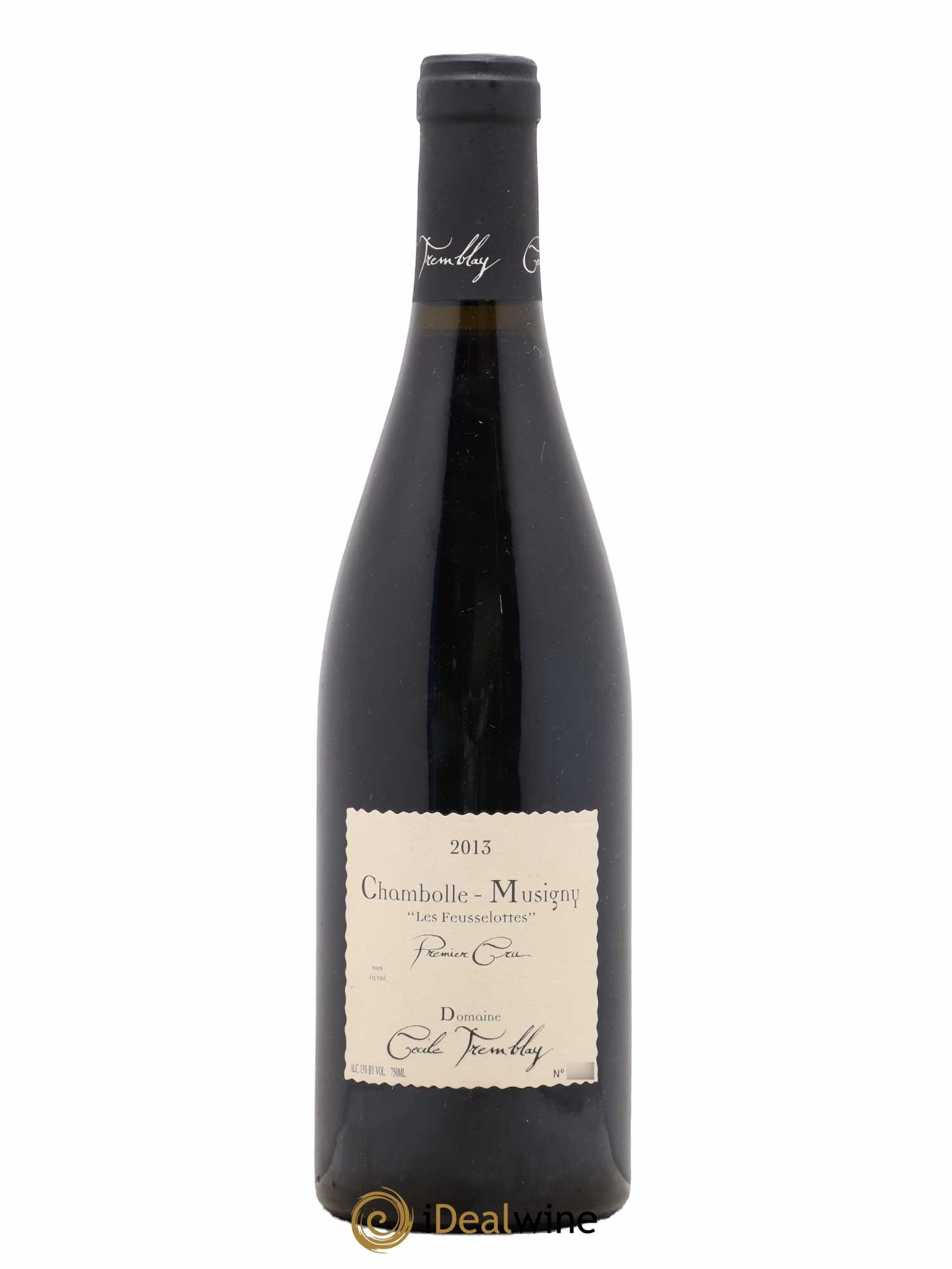 Chambolle-Musigny 1er Cru Les Feusselottes Cécile Tremblay 2013 - Lot de 1 bouteille - 0