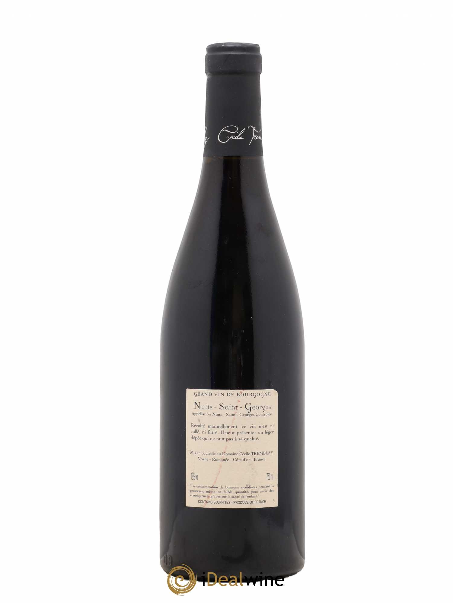 Nuits-Saint-Georges Albuca Cécile Tremblay 2013 - Lot de 1 bouteille - 1