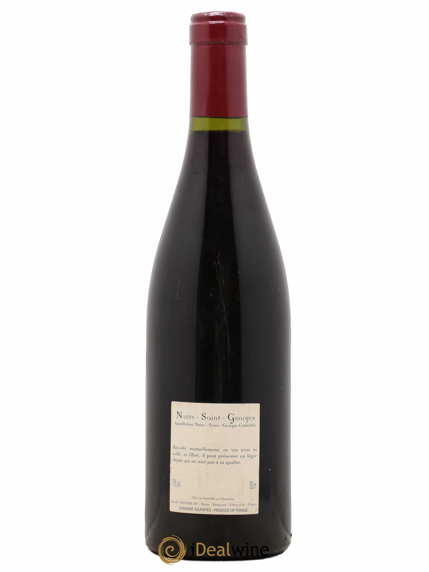 Nuits-Saint-Georges Albuca Cécile Tremblay 2005 - Lot de 1 bouteille - 1