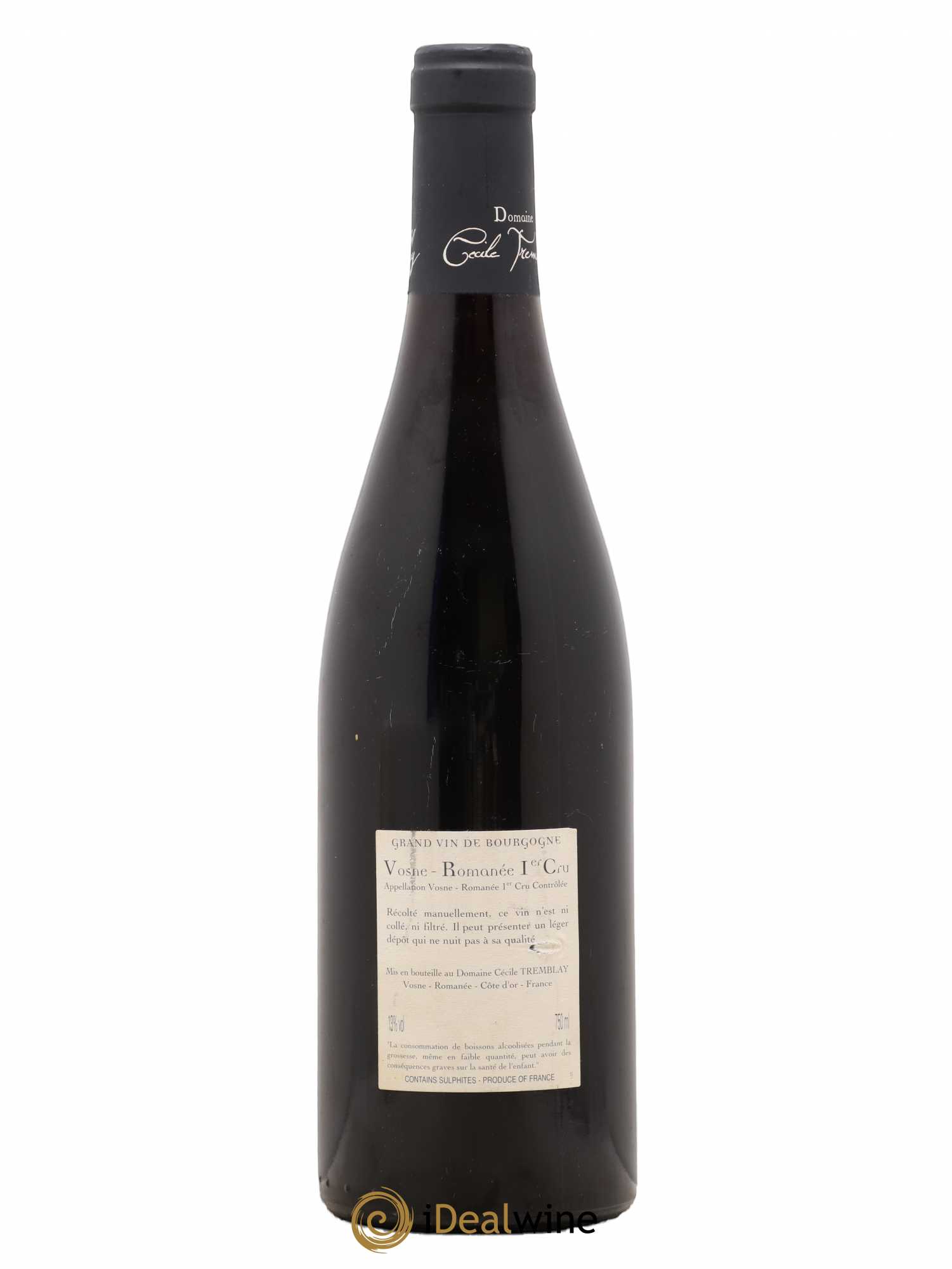 Vosne-Romanée 1er Cru Les Rouges Du Dessus Cécile Tremblay 2009 - Lot of 1 bottle - 1