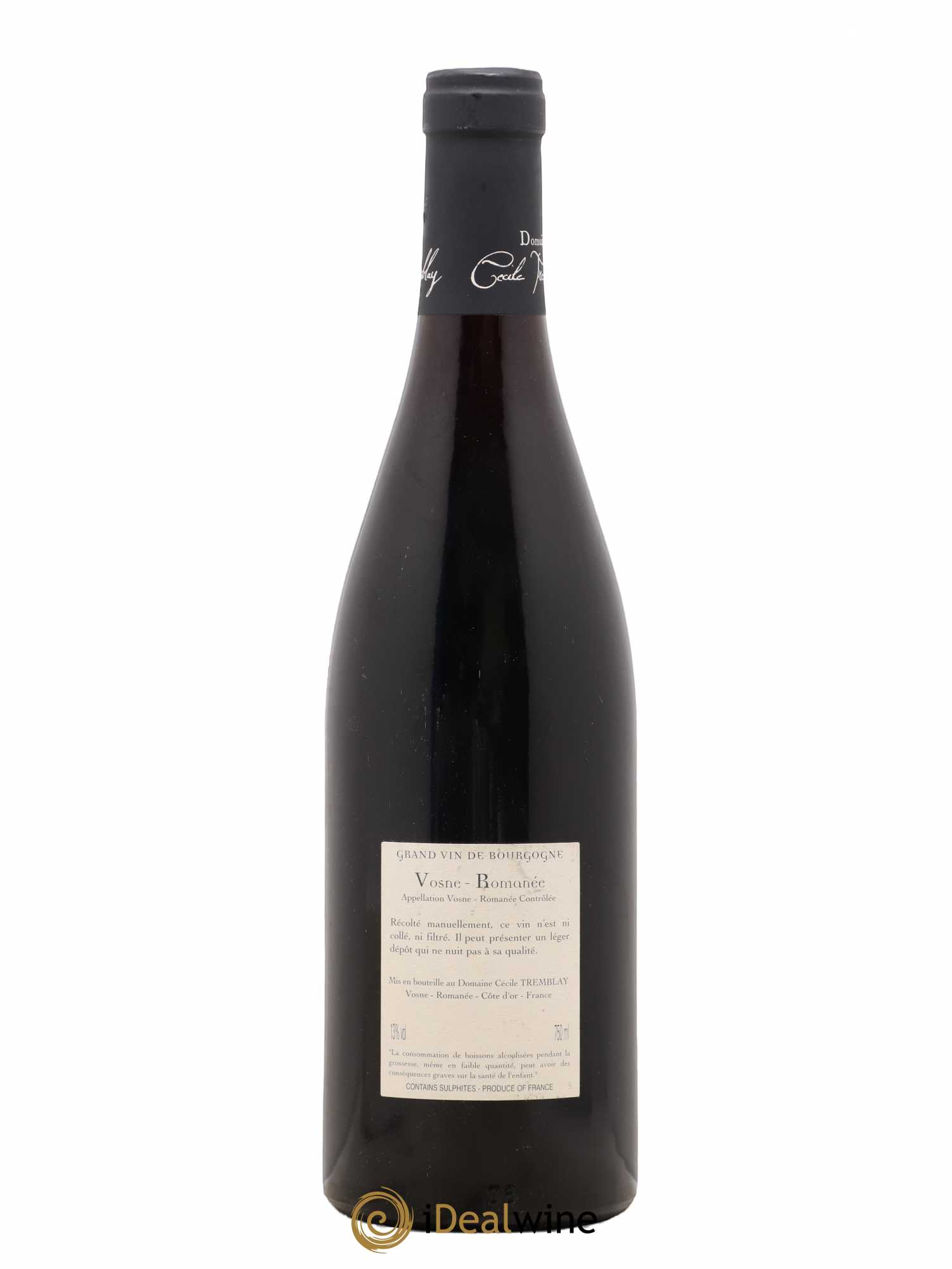 Vosne-Romanée Vieilles Vignes Cécile Tremblay 2009 - Lot de 1 bouteille - 1