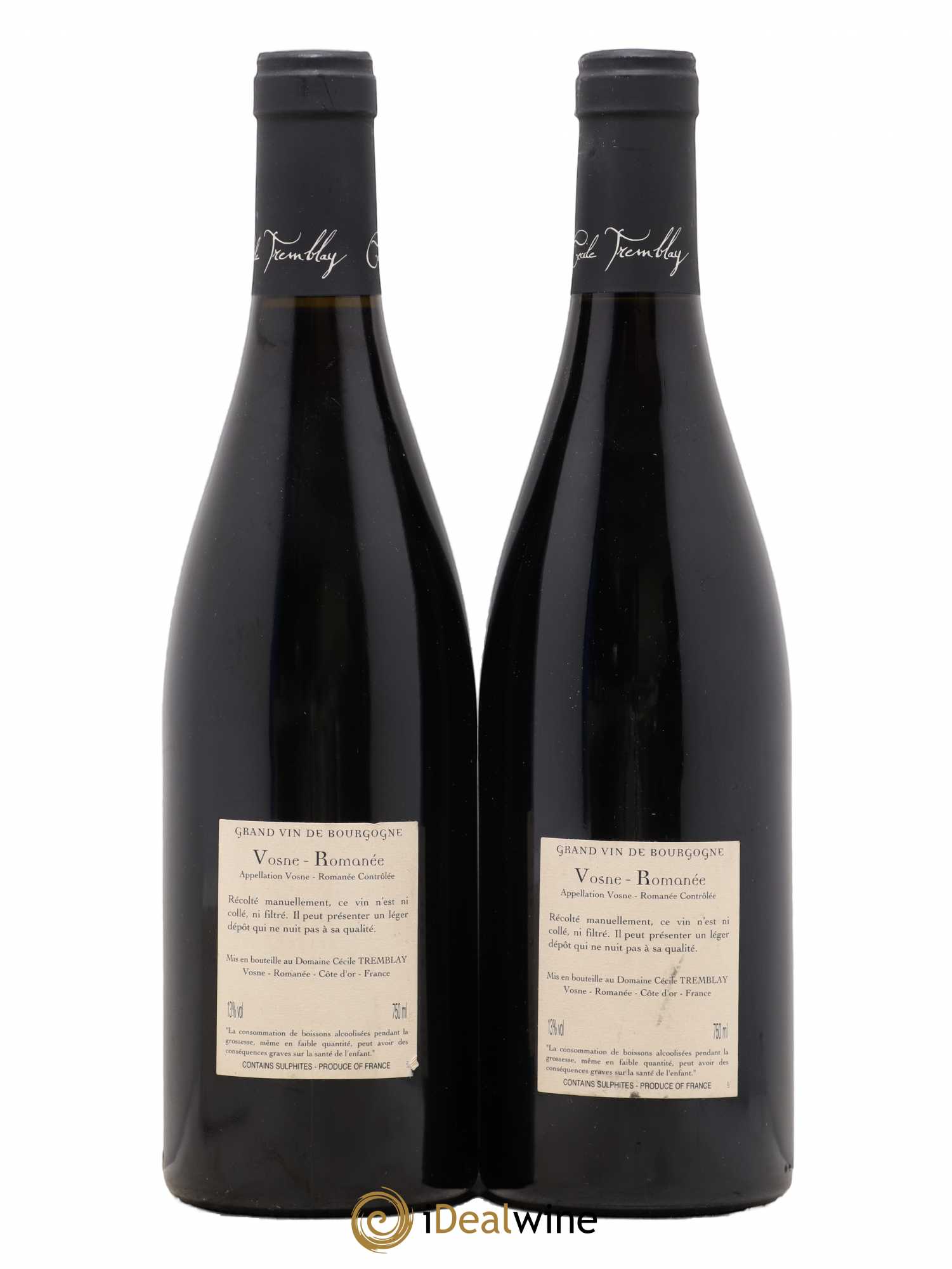 Vosne-Romanée Vieilles Vignes Cécile Tremblay 2012 - Lot de 2 bouteilles - 1