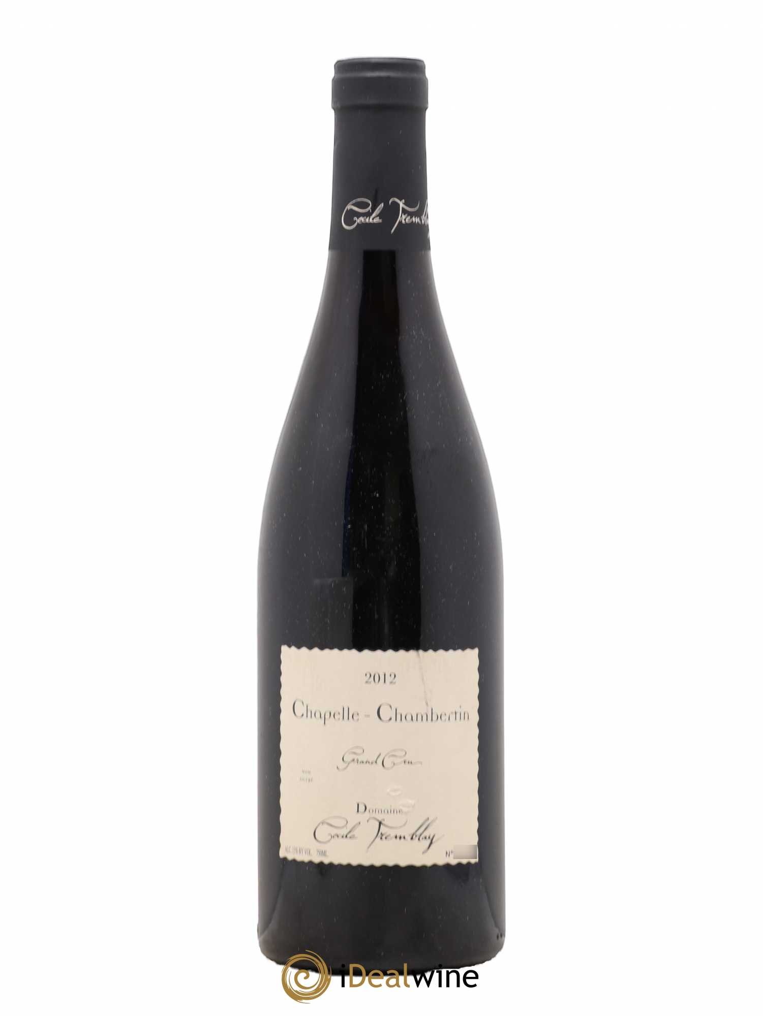 Chapelle-Chambertin Grand Cru Cécile Tremblay 2012 - Lot de 1 bouteille - 0