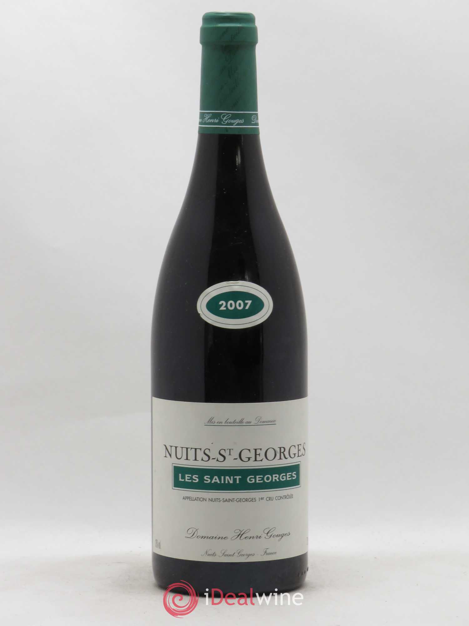 Nuits-Saint-Georges 1er Cru Les Saints Georges Henri Gouges 2007 - Lot de 1 bouteille - 0