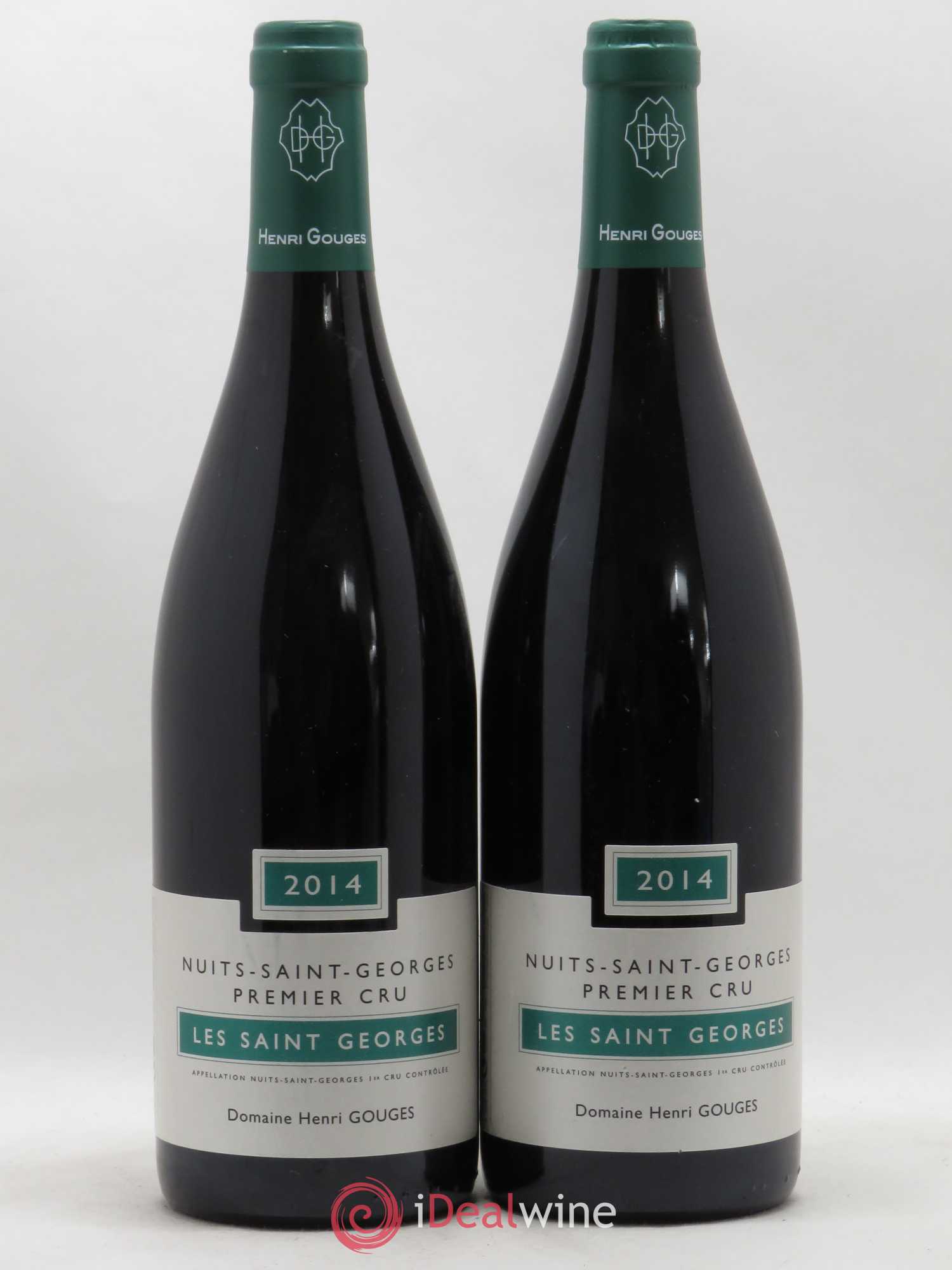 Nuits-Saint-Georges 1er Cru Les Saints Georges Henri Gouges 2014 - Posten von 2 Flaschen - 0