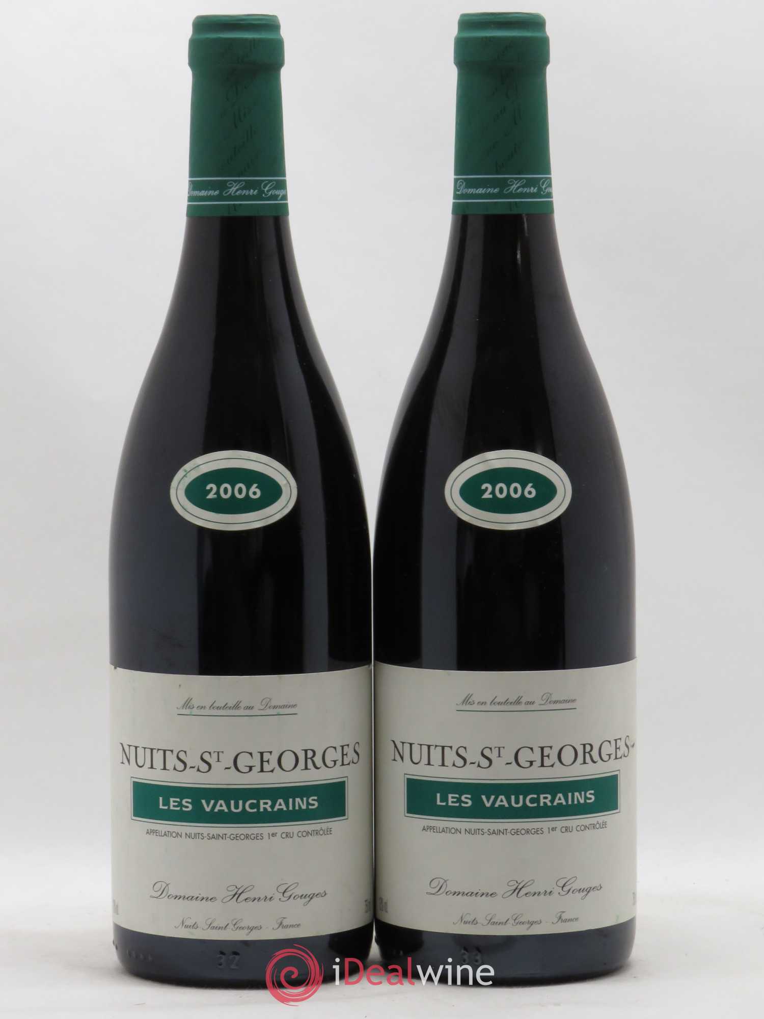 Nuits-Saint-Georges 1er Cru Les Vaucrains Henri Gouges 2006 - Lot de 2 bouteilles - 0