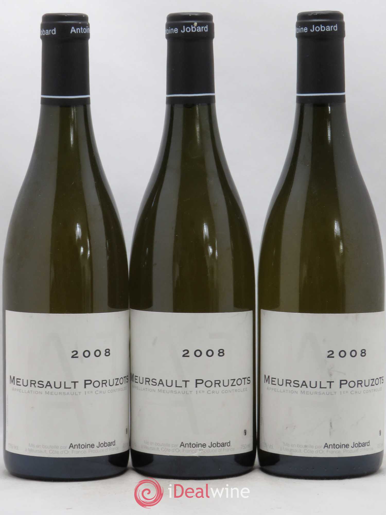 Meursault 1er Cru Poruzots François et Antoine Jobard (Domaine) 2008 - Lot de 3 bouteilles - 0