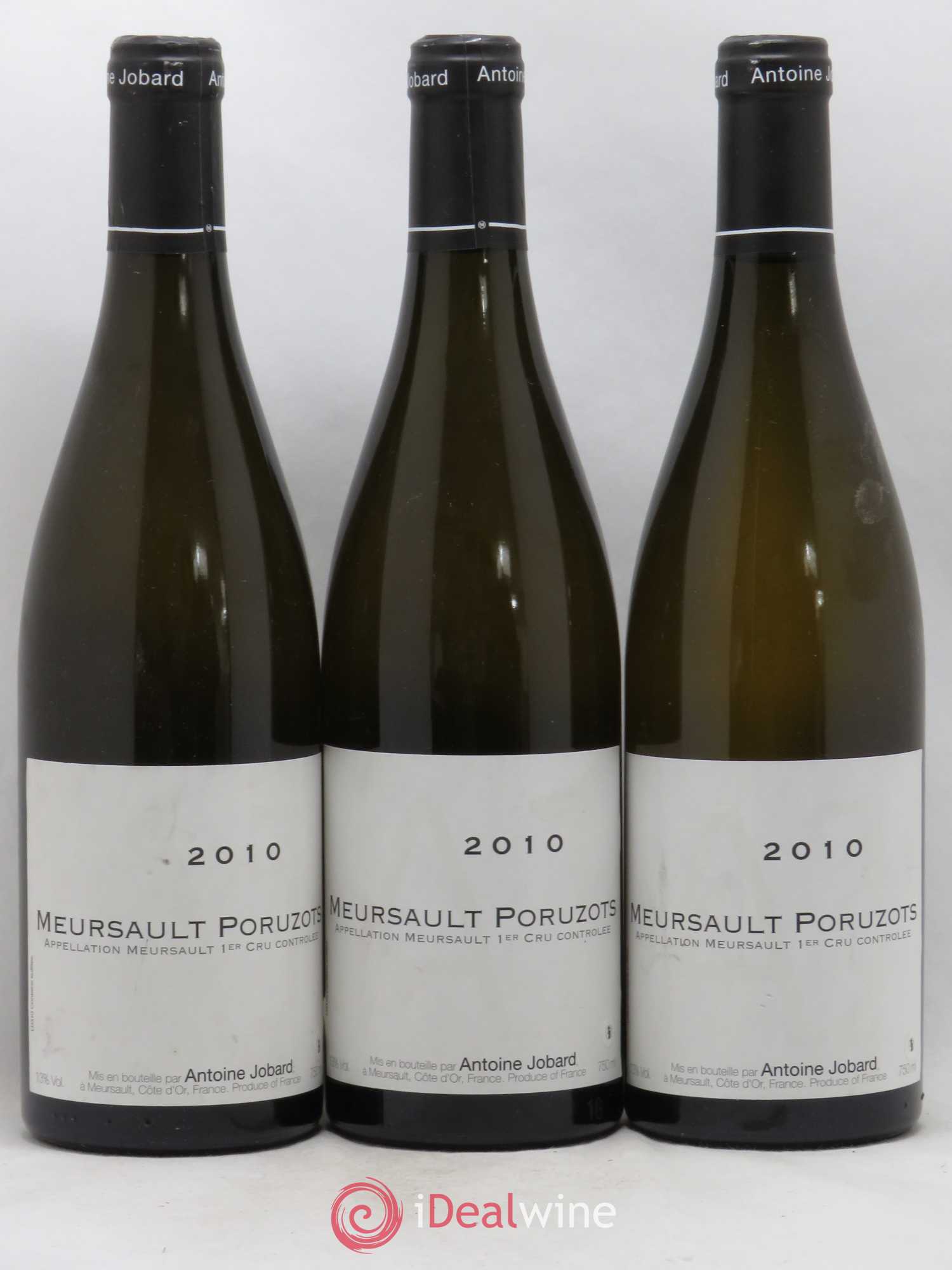 Meursault 1er Cru Poruzots François et Antoine Jobard (Domaine) 2010 - Lot de 3 bouteilles - 0