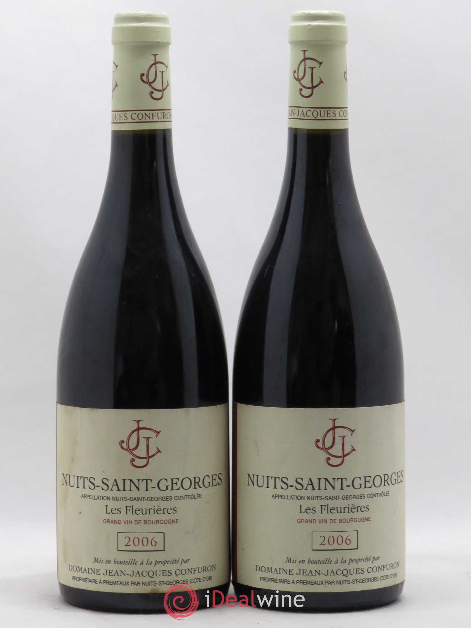 Nuits-Saint-Georges Les Fleurières Jean-Jacques Confuron 2006 - Lot de 2 bouteilles - 0