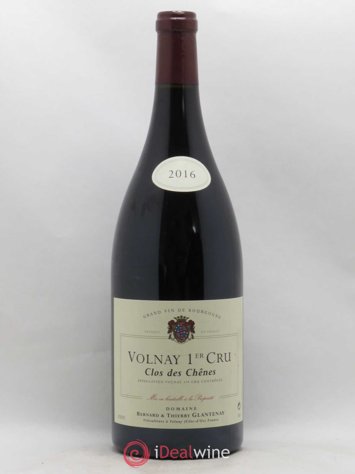 Volnay 1er Cru Clos des Chênes Bernard et Thierry Glantenay (Domaine) 2016 - Lot de 1 magnum - 0