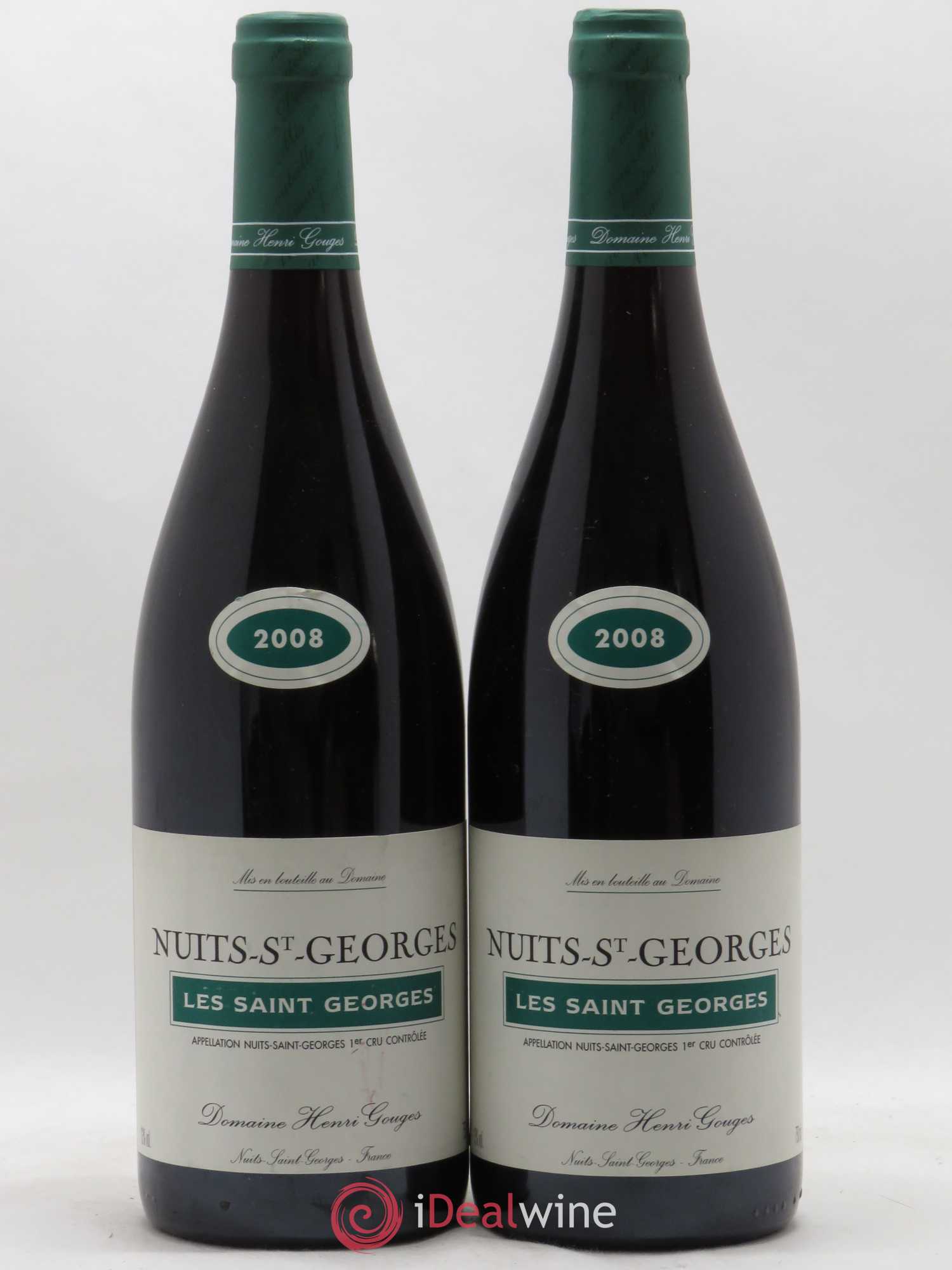 Nuits-Saint-Georges 1er Cru Les Saints Georges Henri Gouges 2008 - Posten von 2 Flaschen - 0